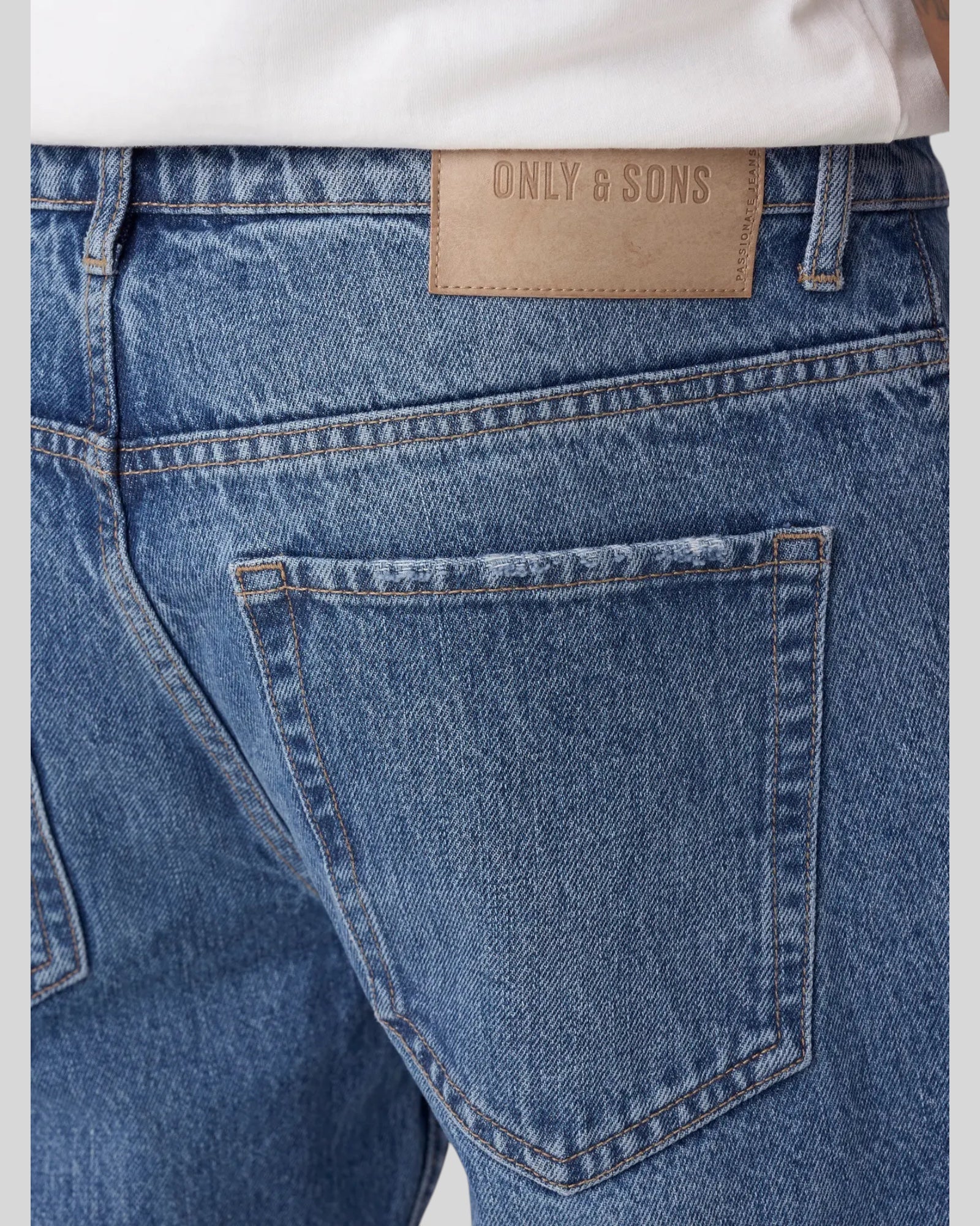 Jeans 5 Tasche Onsedge Straight Fit 4939 Denim Medium Blue 22024939 Only & Sons