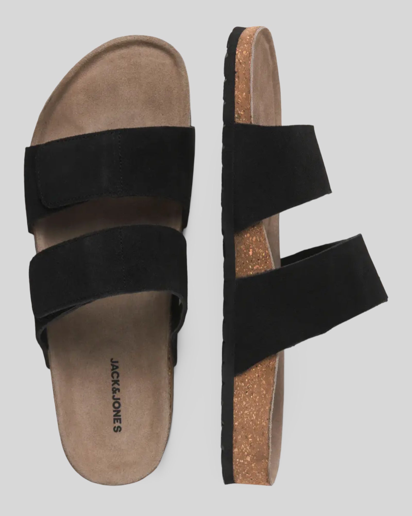 Sandali Jfwmalta Suede Neri 12292918 Jack & Jones