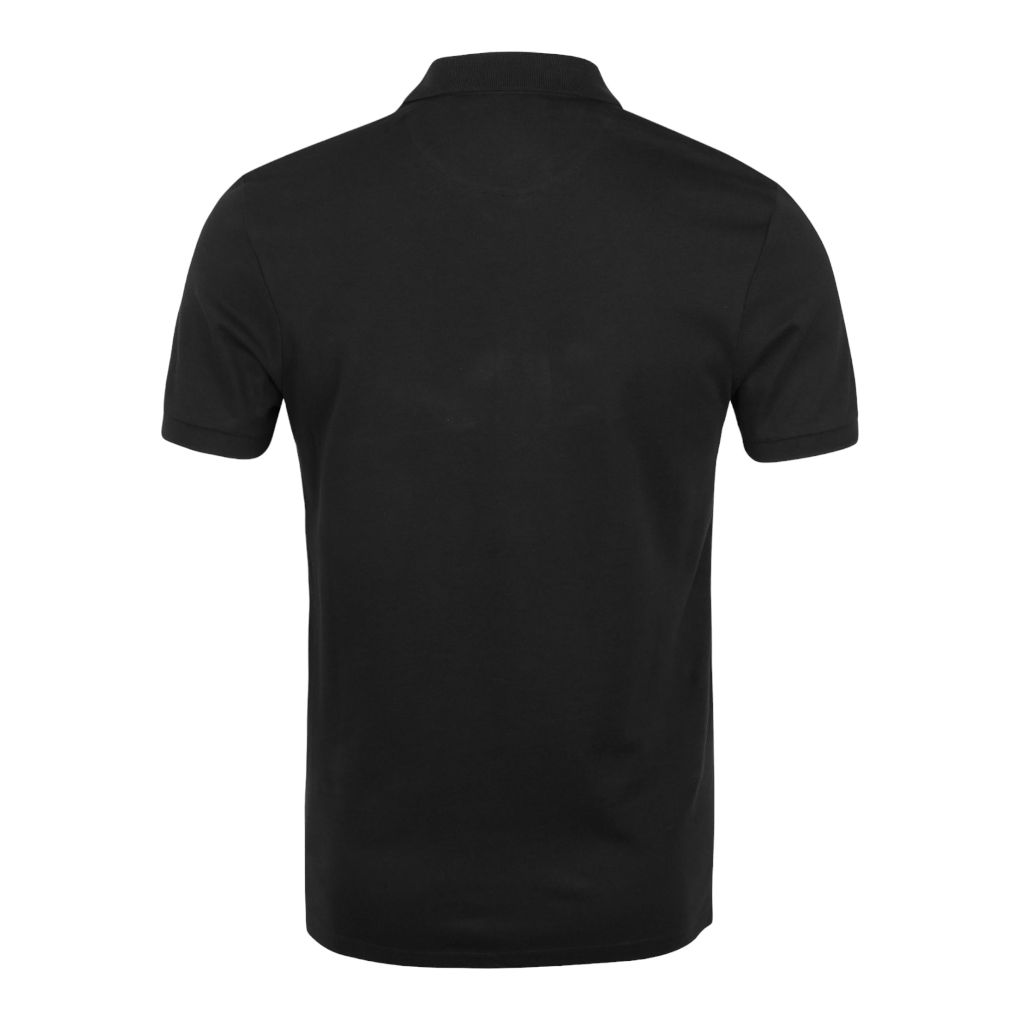 Einfarbiges Poloshirt Schwarz SP400VOG Z865 Lyle & Scott
