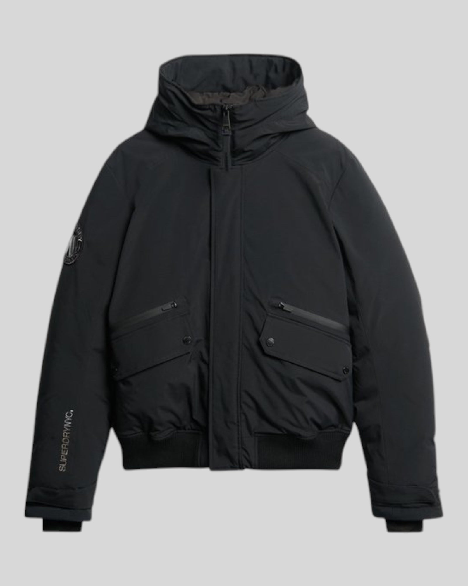 Giubbotto Bomber Imbottito City Padded Jacket Nero M5011908A 02A Superdry