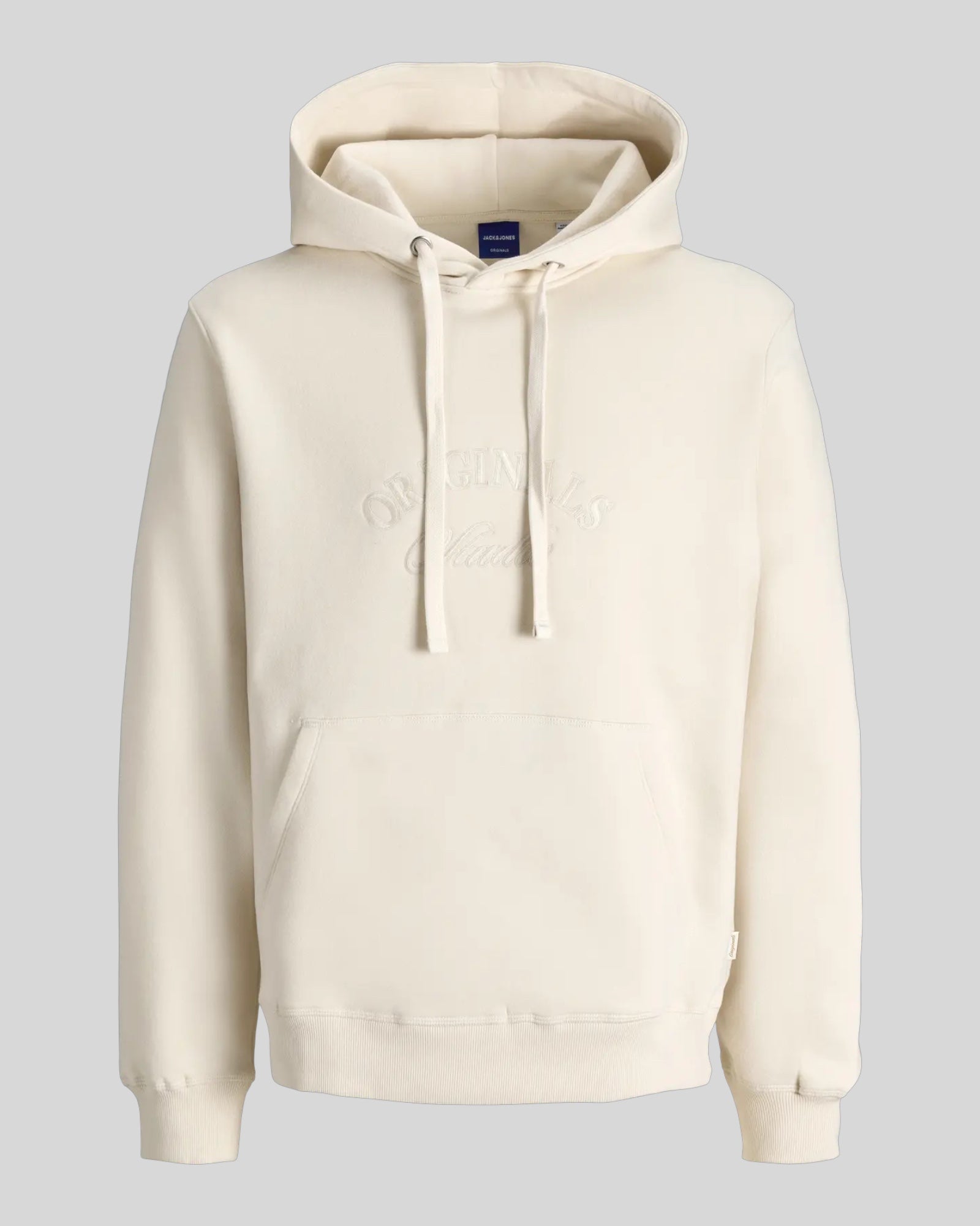 Felpa Con Cappuccio Jorbleecker Branding Sweat Hoodie Antique White 12285796 Jack 6 Jones