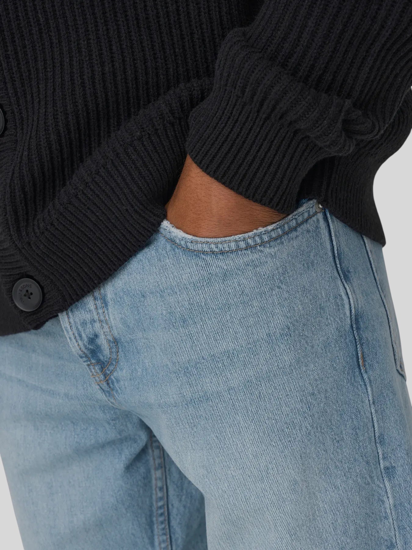 Jeans 5 Tasche Onsedge Straight Fit 6986 Denim Light Blue 22026986 Only & Sons