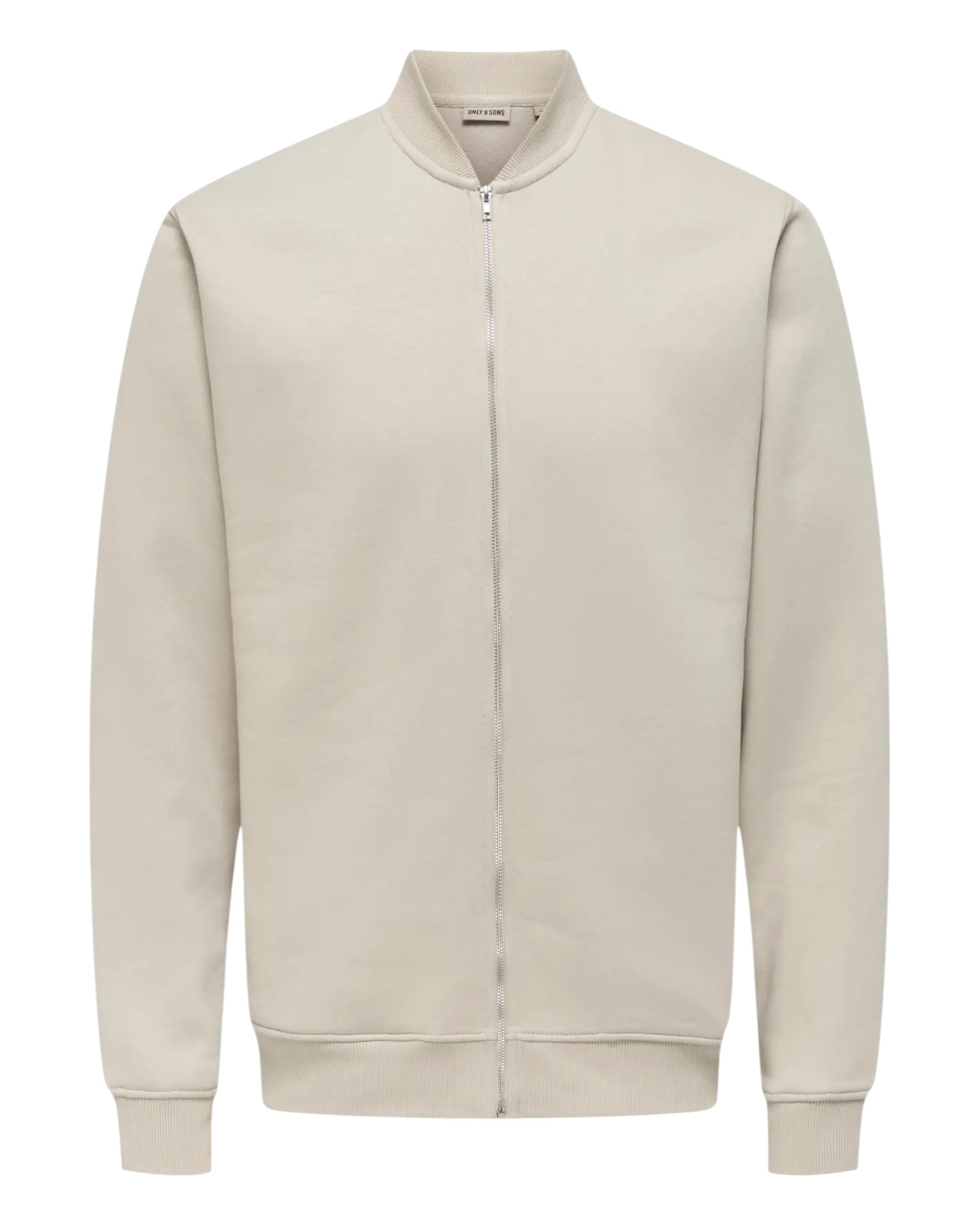Felpa Girocollo Con Zip Basic Onsceres Silver Lining 22034247 Only & Sons