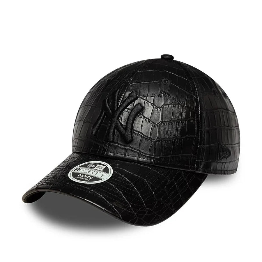 Cappello Con Visiera New Era 9FORTY New York Yankees Pattern PU Nero 60915860