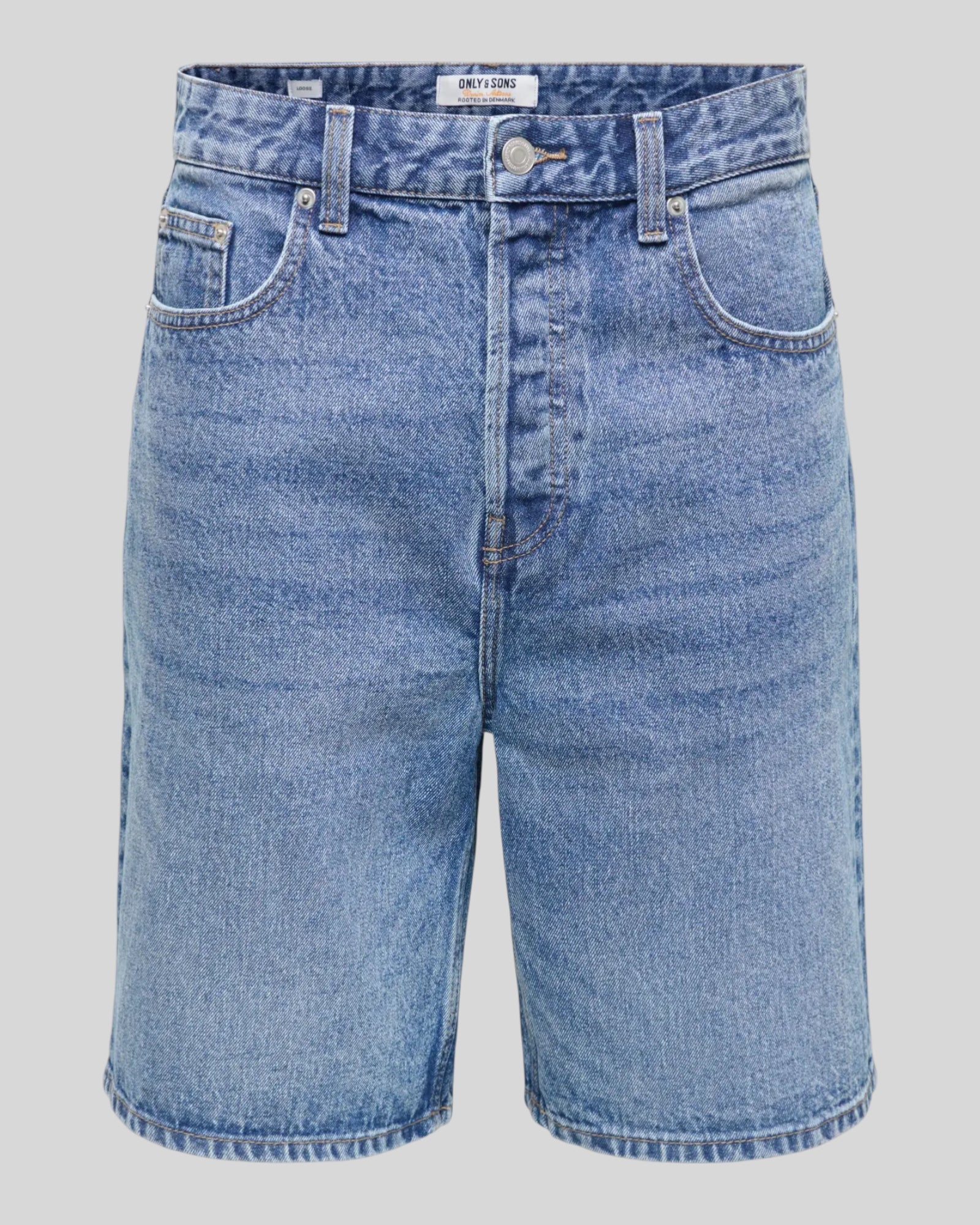 Short Baggy Onsfive Denim Medium Blue 22029893 Only & Sons