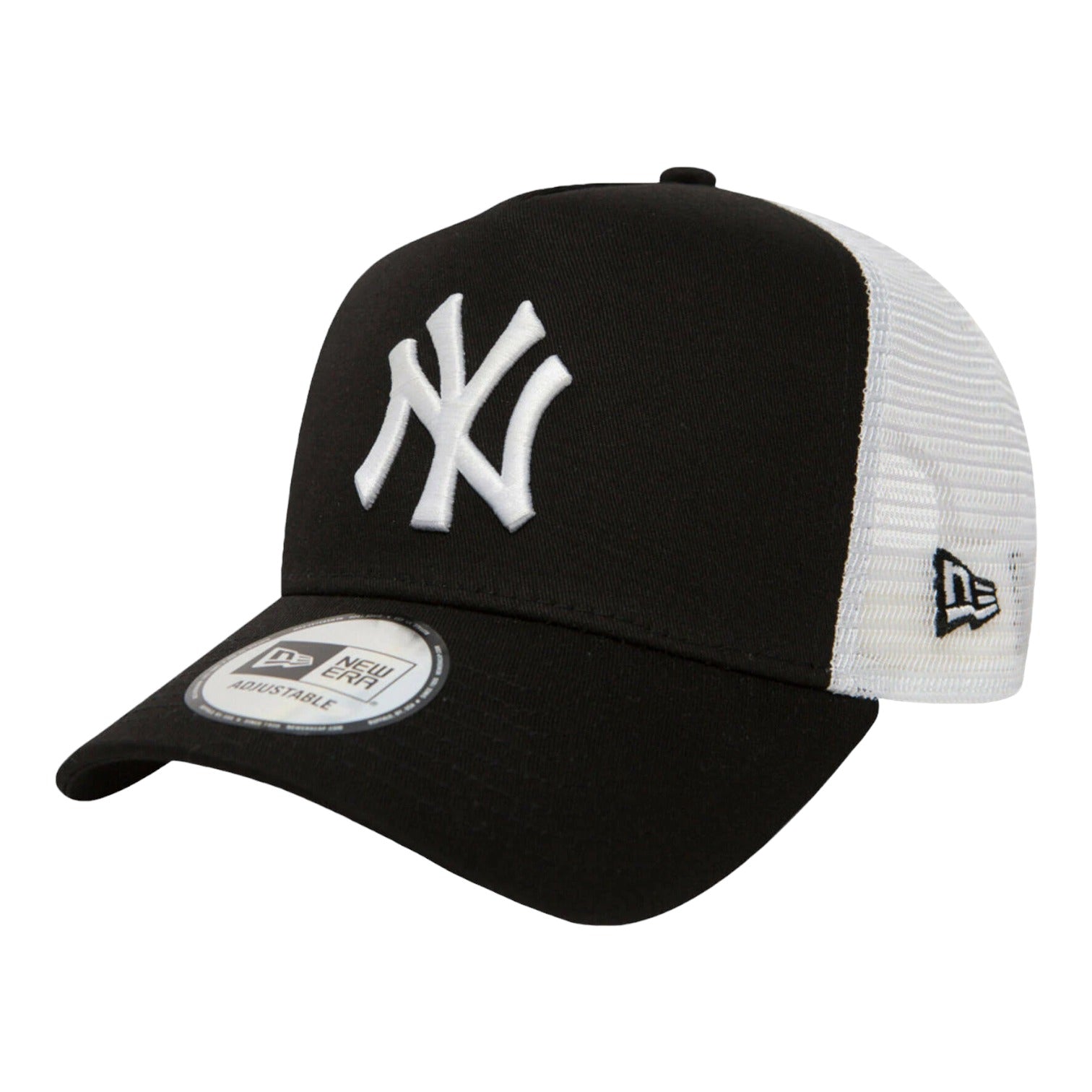 Clean Trucker 2 Visor Hat Black/White New York Yankees 11588491 New Era