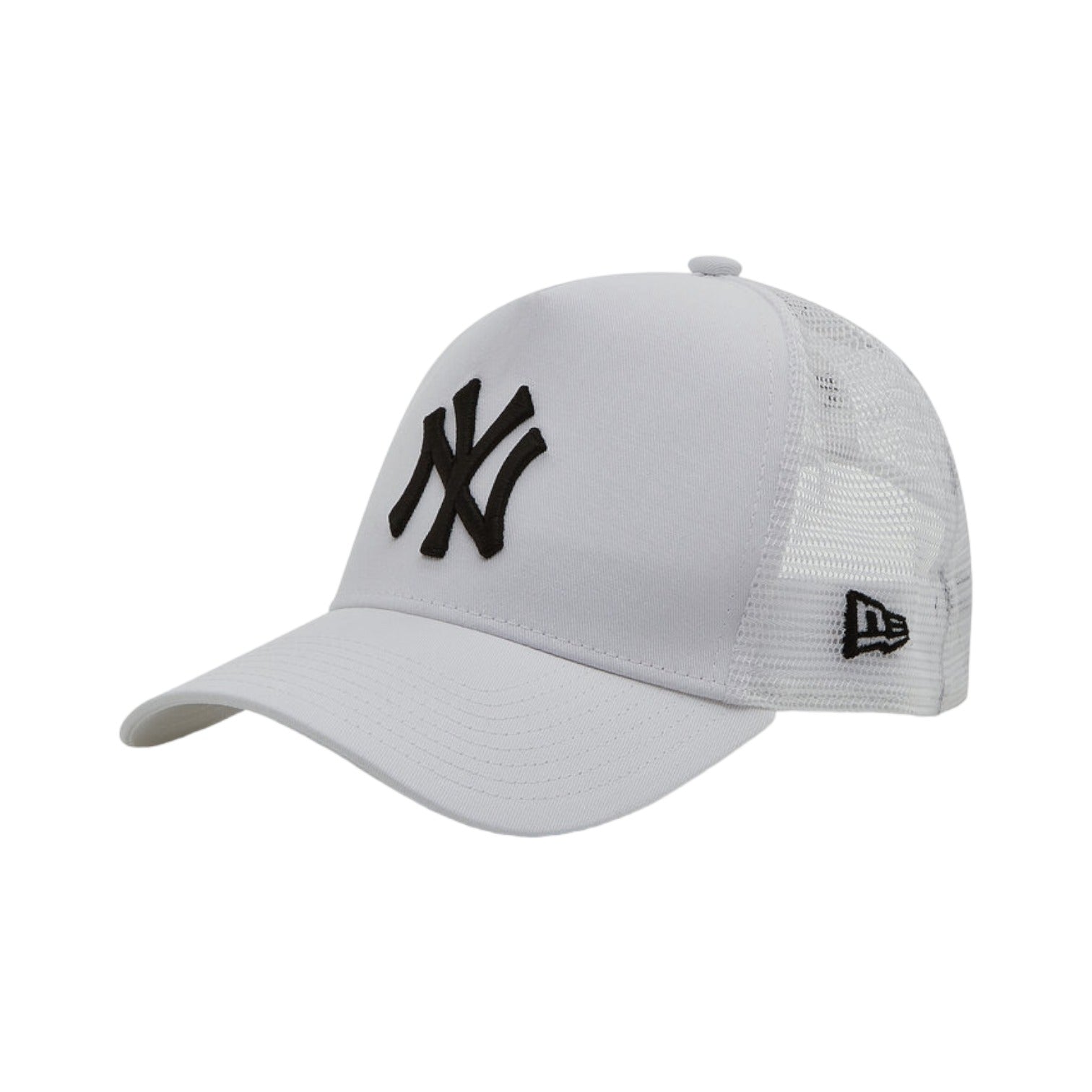 Cappello Con Visiera Clean Trucker Bianco/Bianco New York Yankees 12285467 New Era