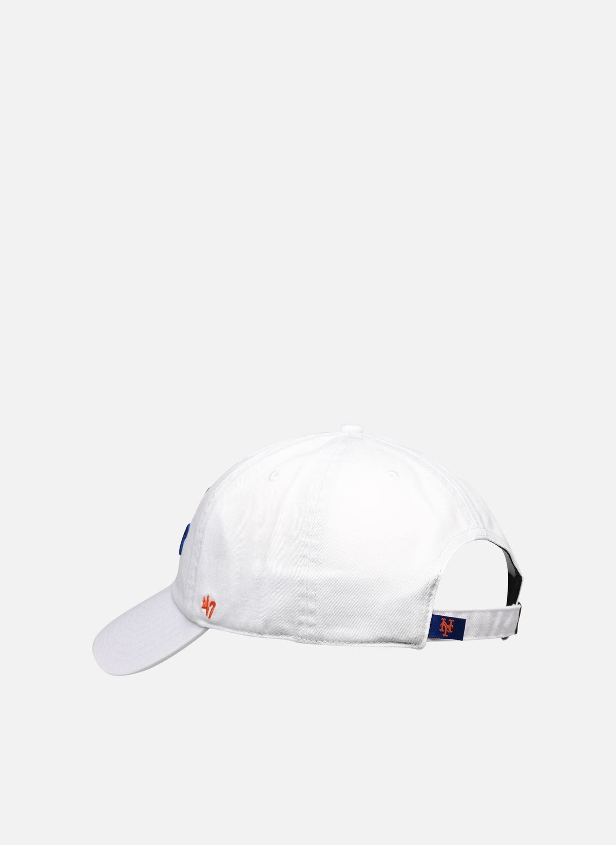 Cappello Con Visiera 47 Brand New York Mets Pensacola Clean Up Bianco B-PNSCA16GWS-WH-WHITE