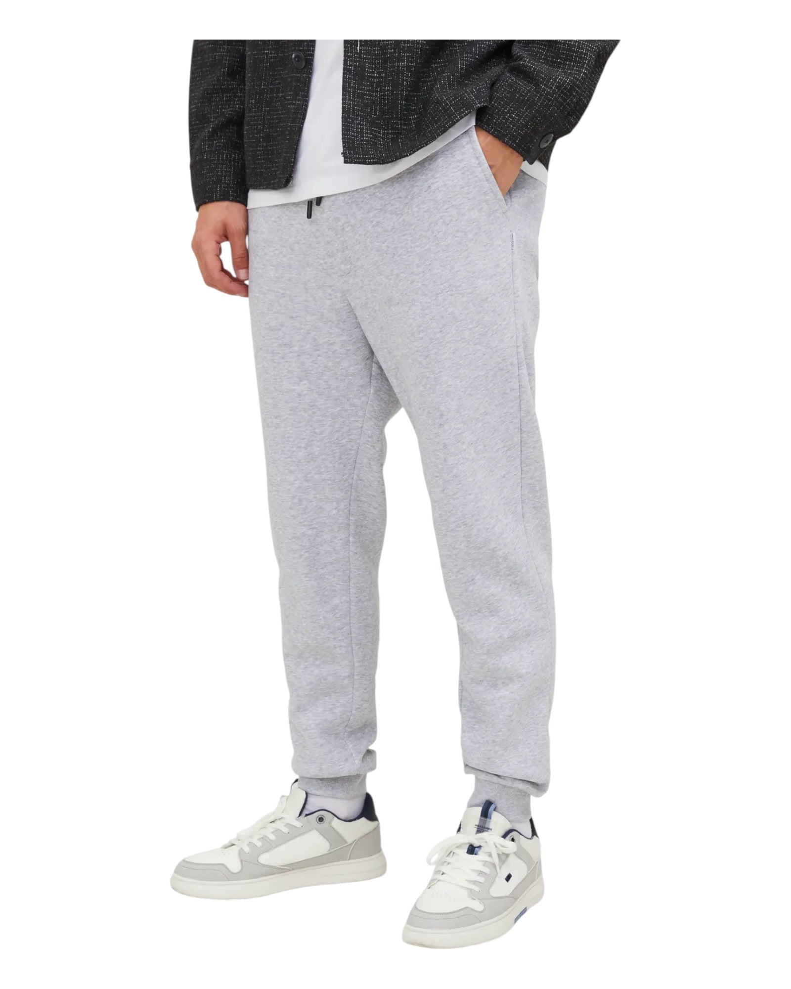 Pantalone Tuta Jpstgordon Sweat Pant Light Grey 12249274 Jack & Jones