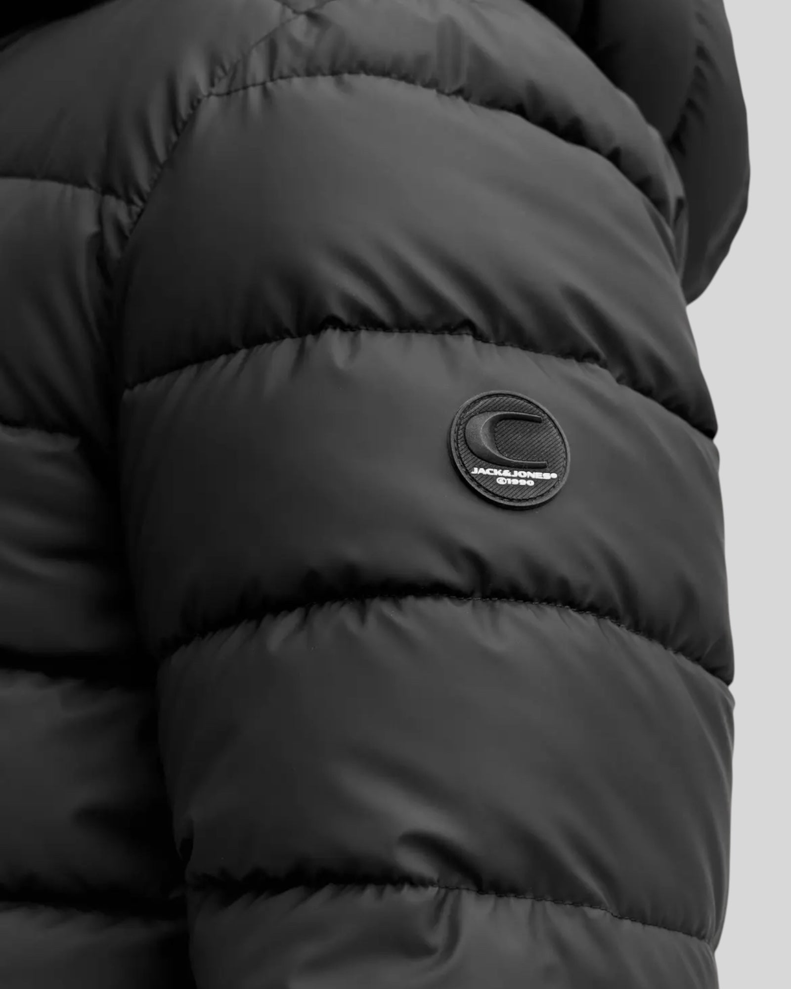 Giubbotto Con Cappuccio Jcopoint Pu Puffer Jacket Nero 12285924 Jack & Jones