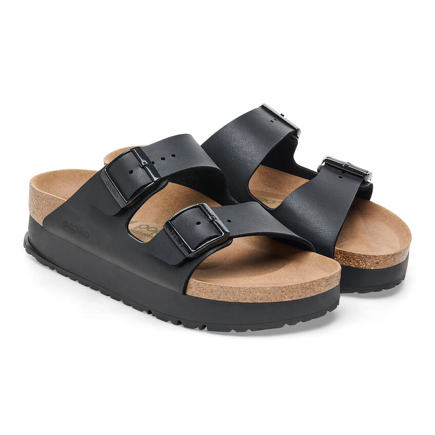 Arizona Women's Black Pap Flex Platform Birkoflor Papillio by Birkenstock 1027395