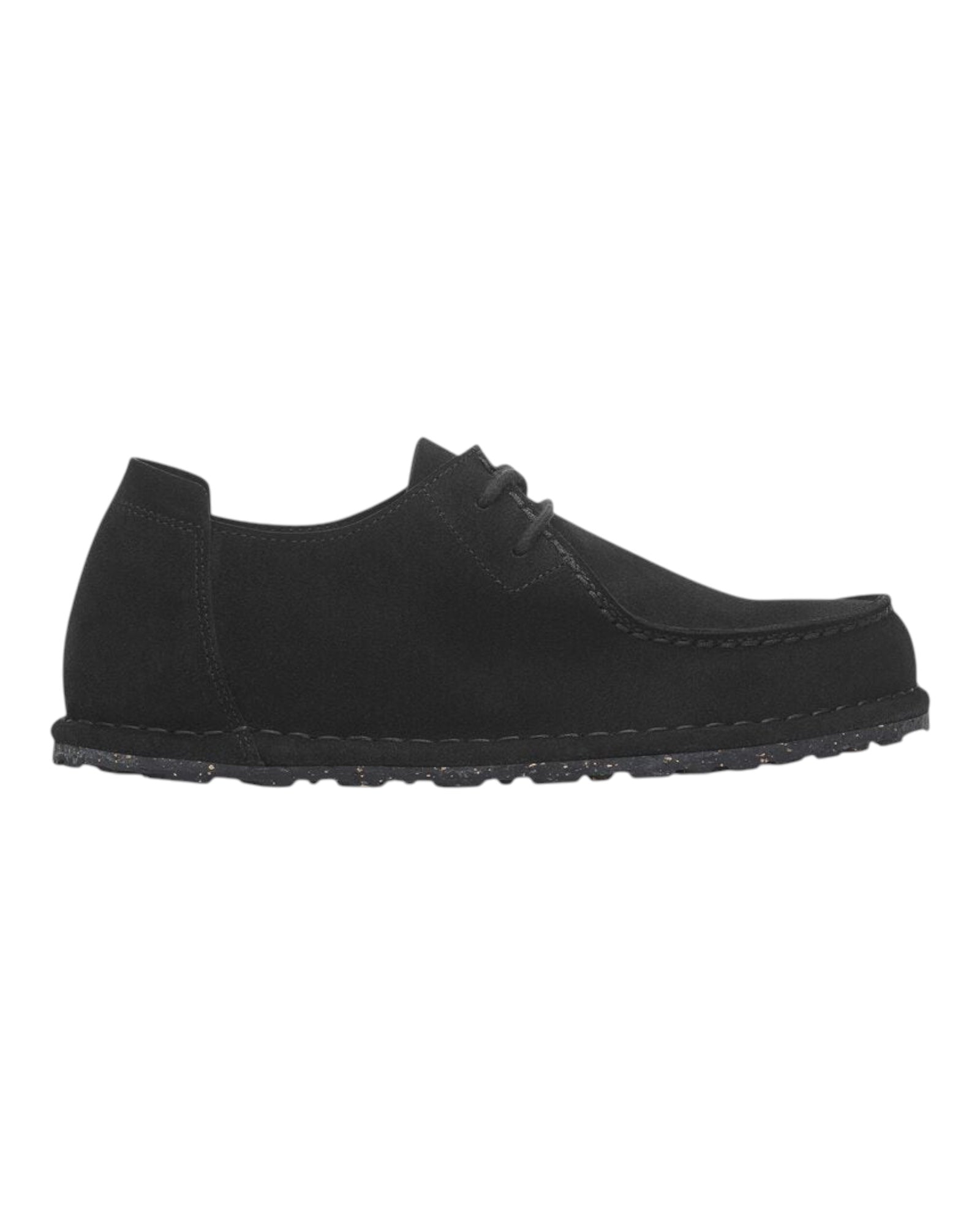 Scarpe In Pelle Scamosciata Nero Utti Lace 1028597 Birkenstock