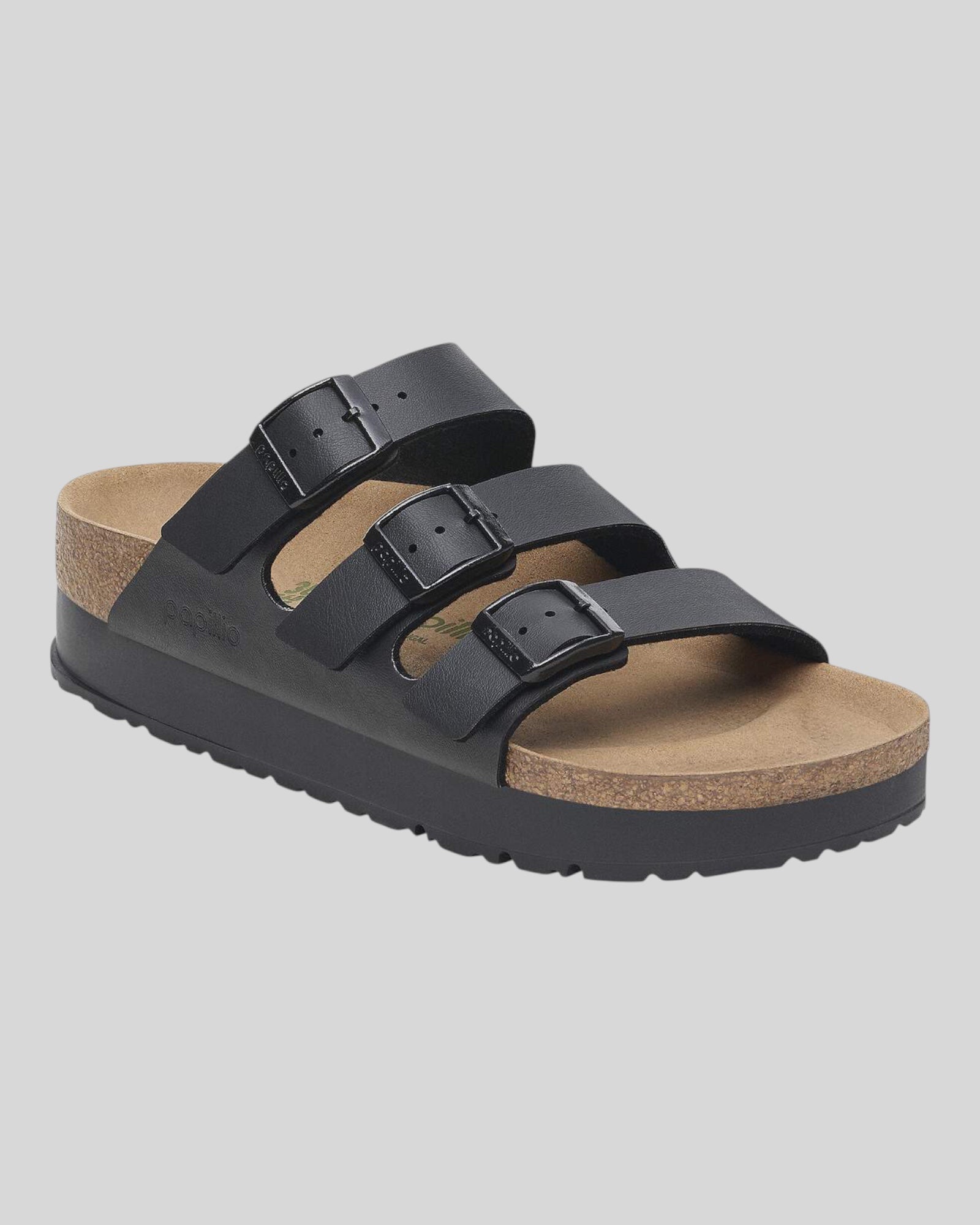 Arizona Florida III Nero Pap Flex Platform Birkoflor Papillio by Birkenstock 1029737