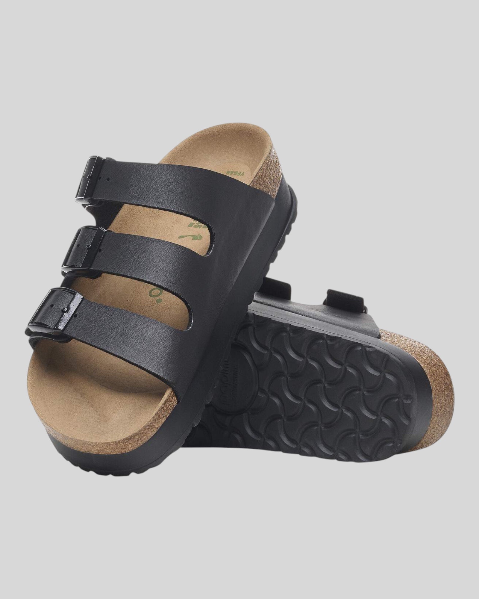 Arizona Florida III Nero Pap Flex Platform Birkoflor Papillio by Birkenstock 1029737