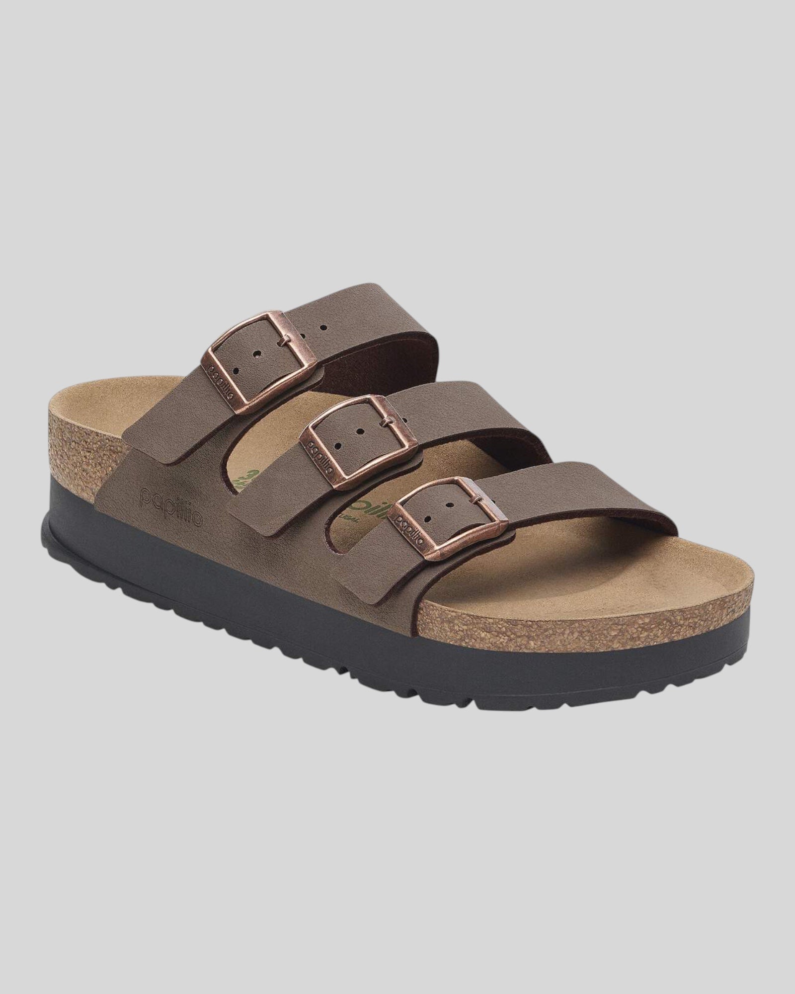 Arizona Florida III Mocca Pap Flex Platform Birkoflor Papillio by Birkenstock 1029741