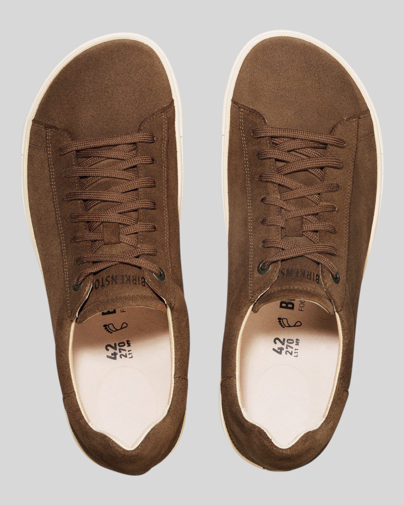 Sneakers Basse In Camoscio Bend Low Dark Tea 1030130 Birkenstock