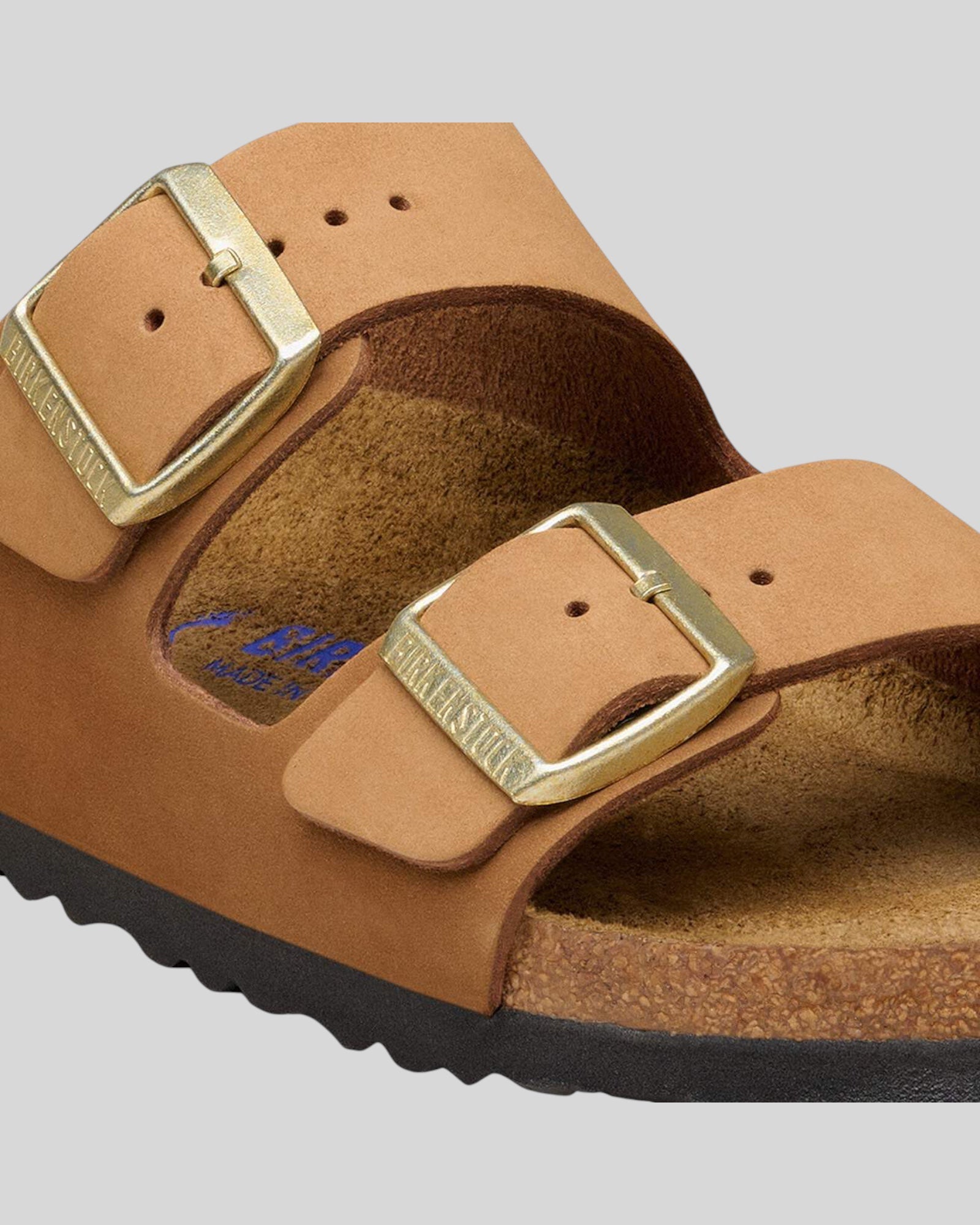 Arizona Plantare Morbido Pelle Nubuck Mink 1032086 Birkenstock