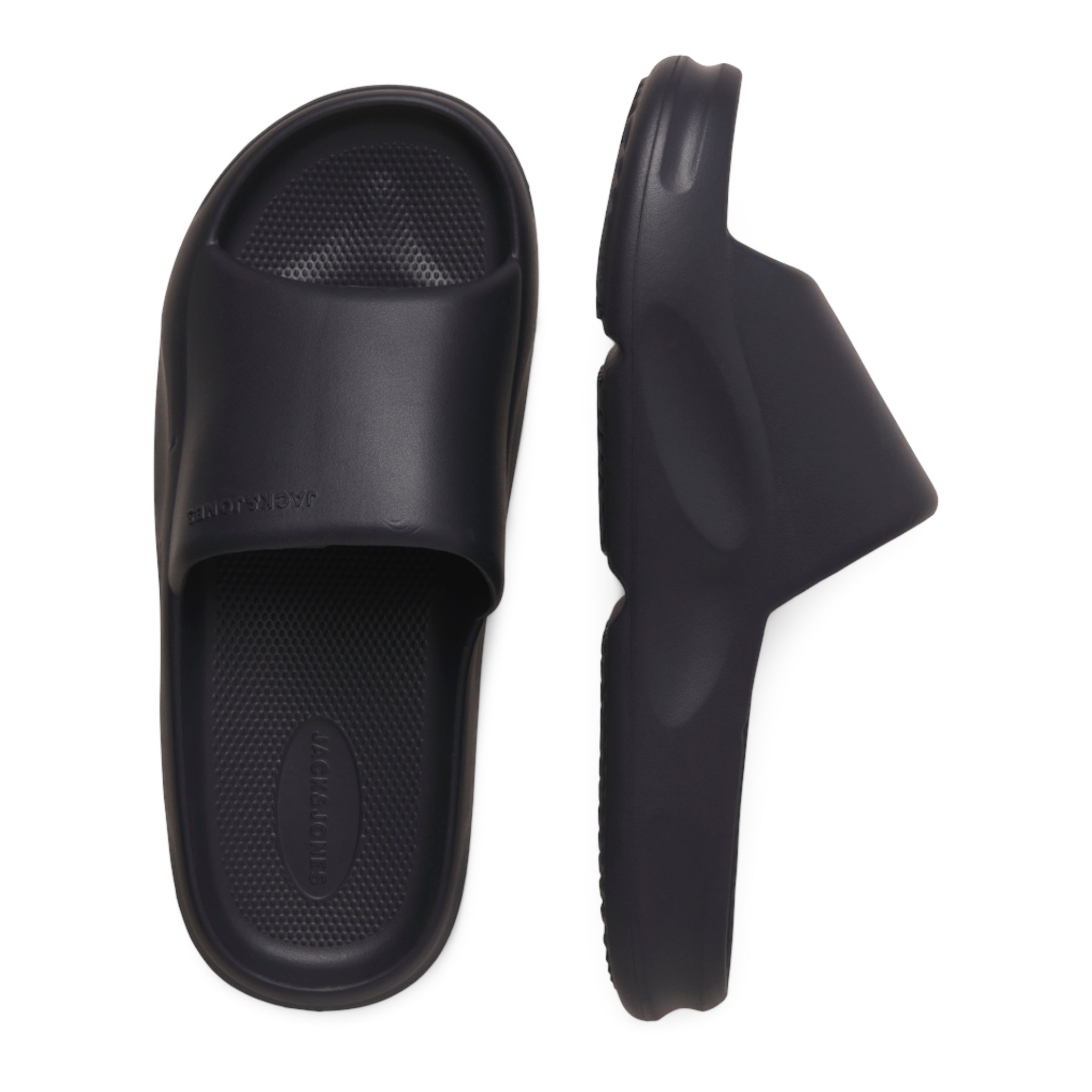 Status Molded Slider Anthracite Slippers 12251282 Jack &amp; Jones