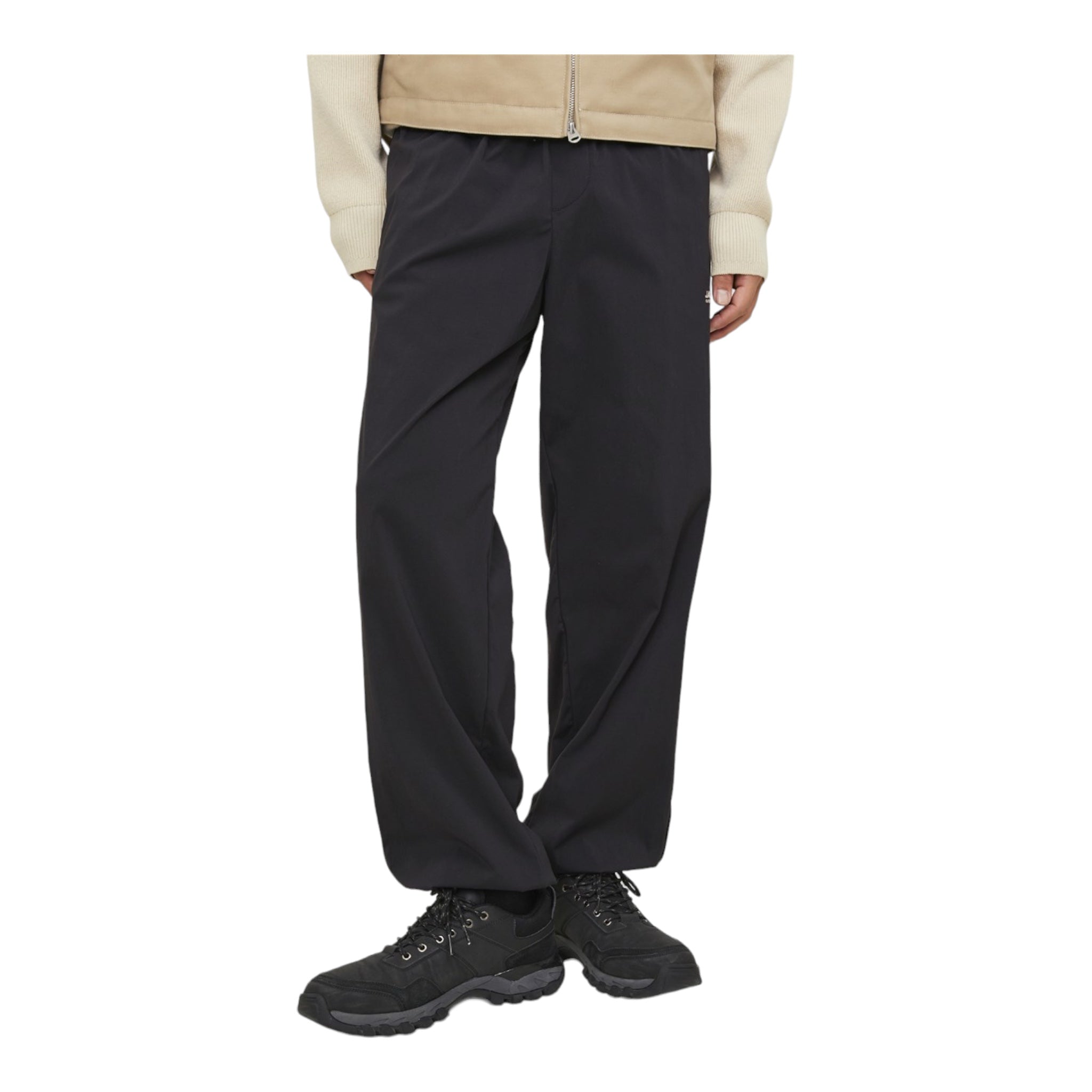 Pantaloni Jogger Con Laccio Jpstkarl Jjhook Ln Nero 12253040