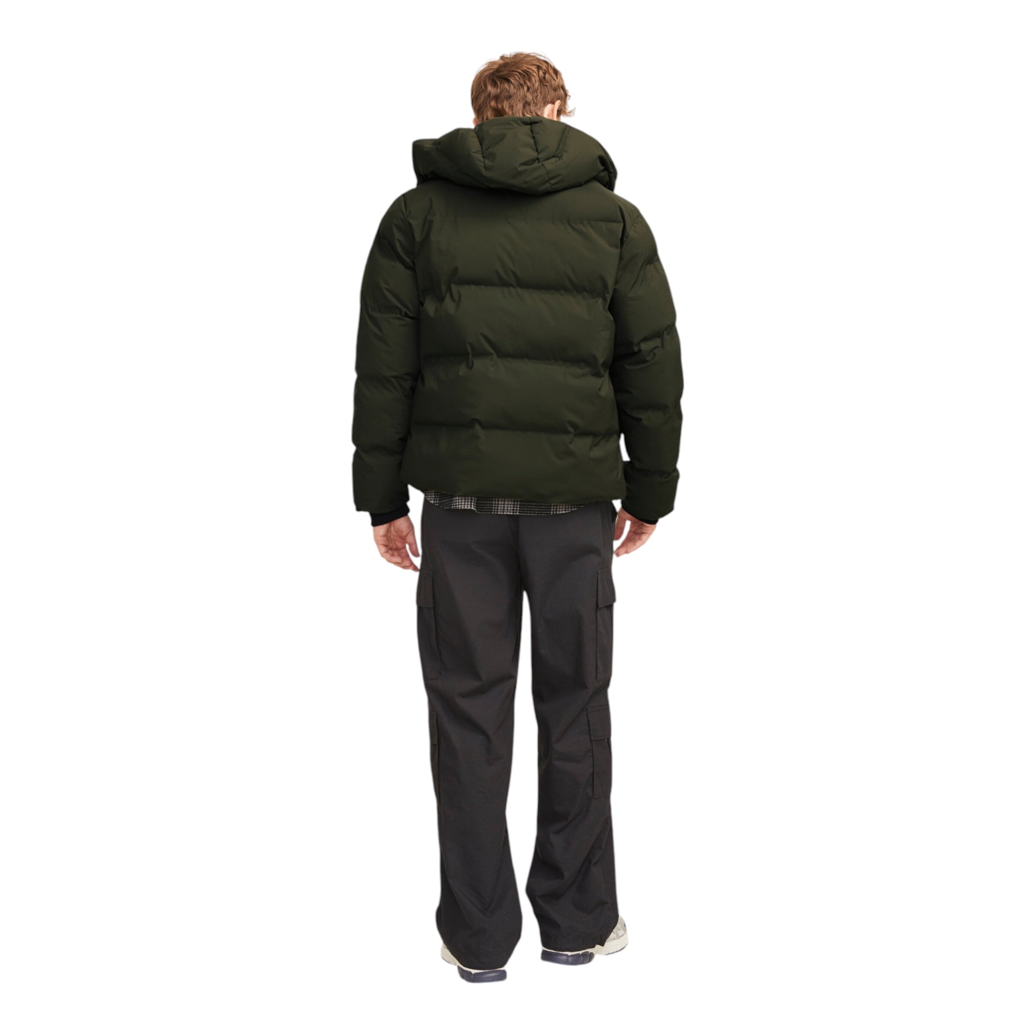 Giubbotto Con Cappuccio JJPayne Puffer Jacket Verde 12256887 Jack & Jones