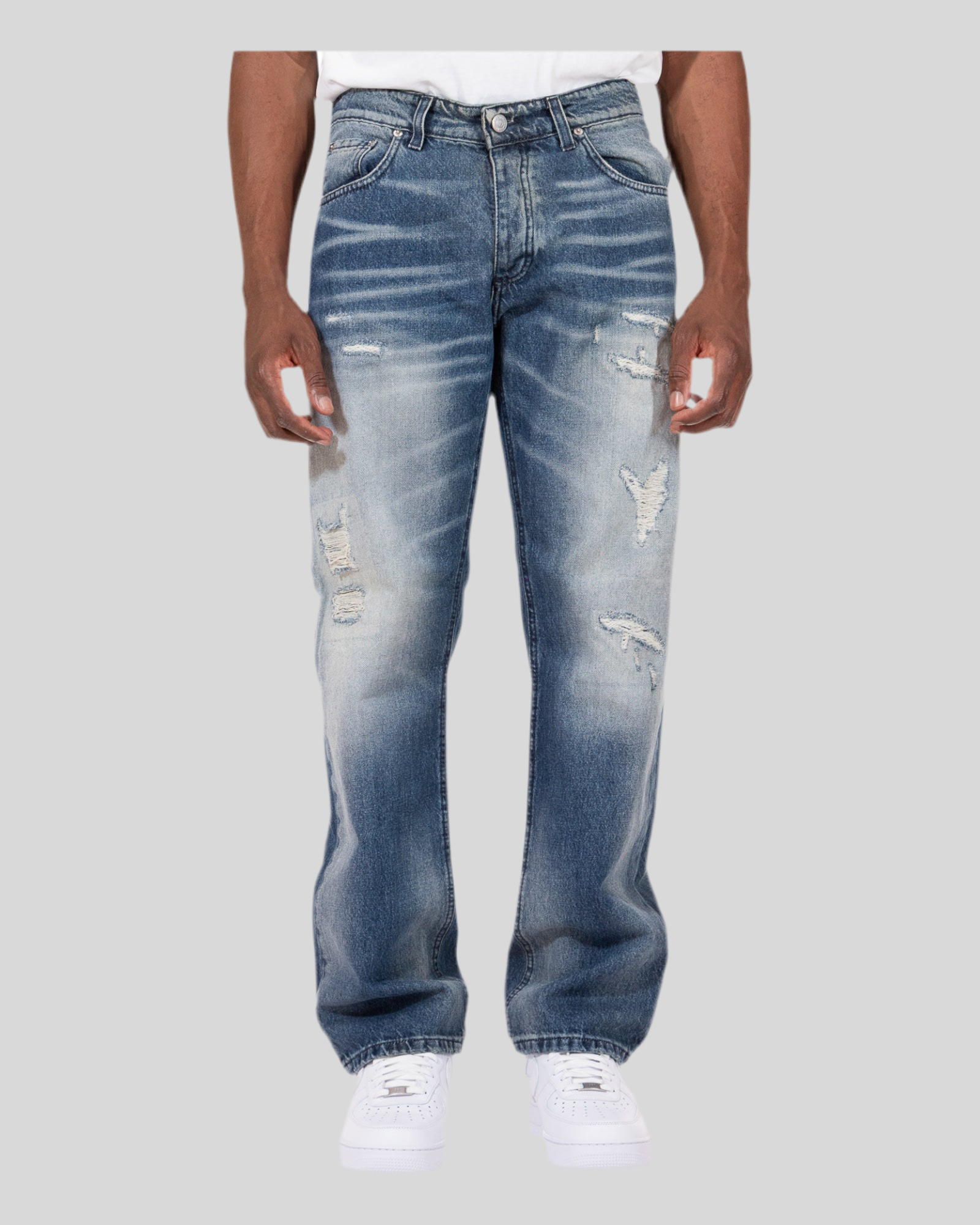 Jeans 5 Tasche Baggy 627B Soldier