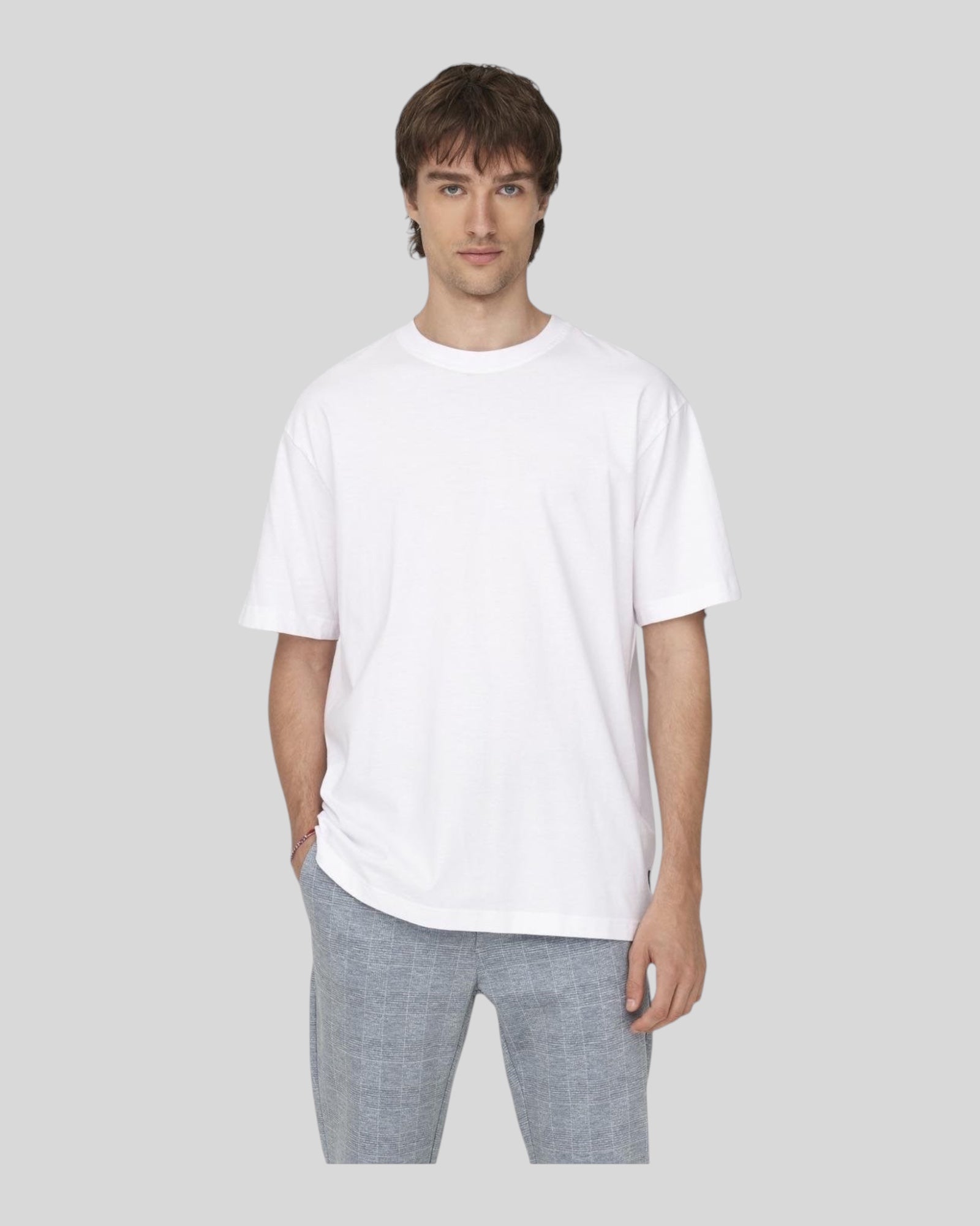 Basic Ons Fred Life Relaxed SS Tee White T-Shirt 22022532