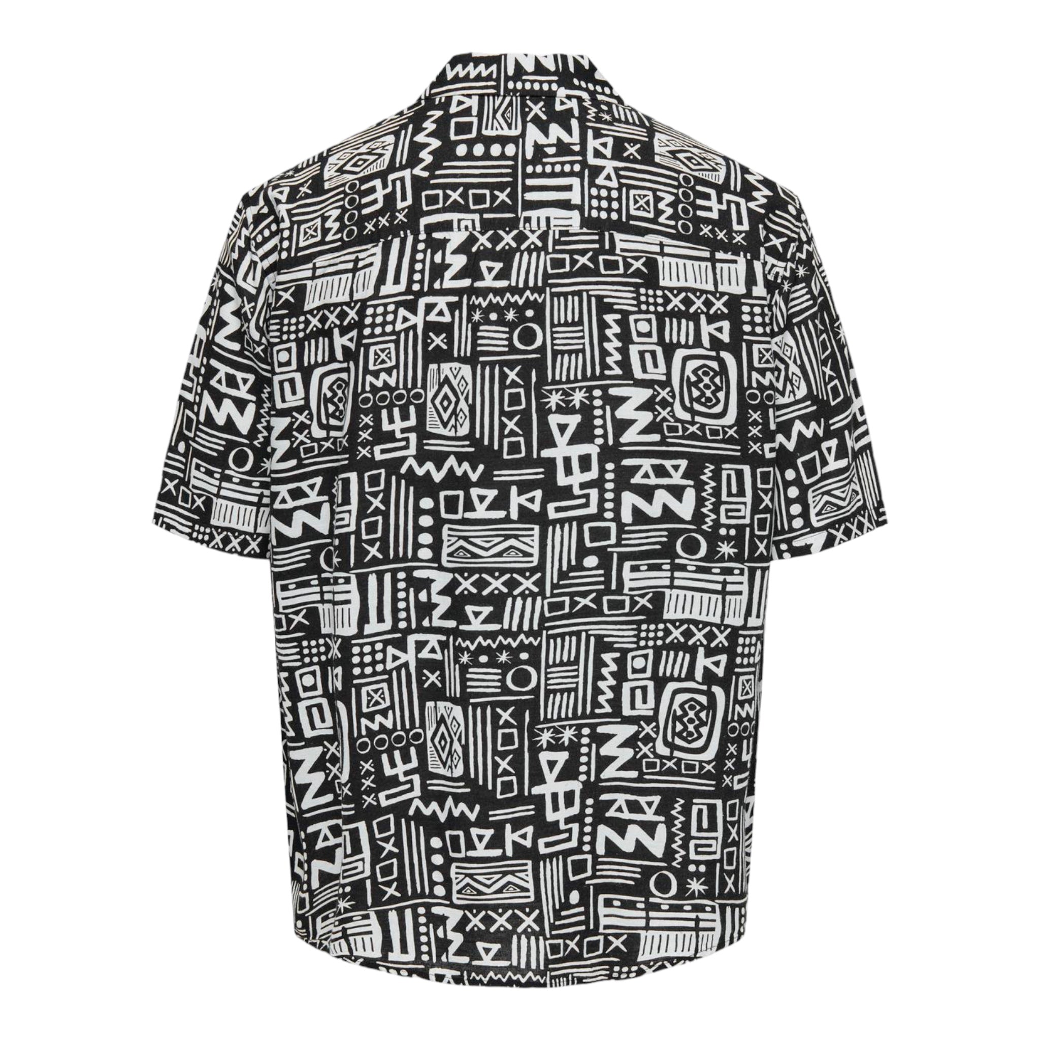 Bold Life Rlx Top Short Sleeve Shirt Black 22028514 Only &amp; Sons