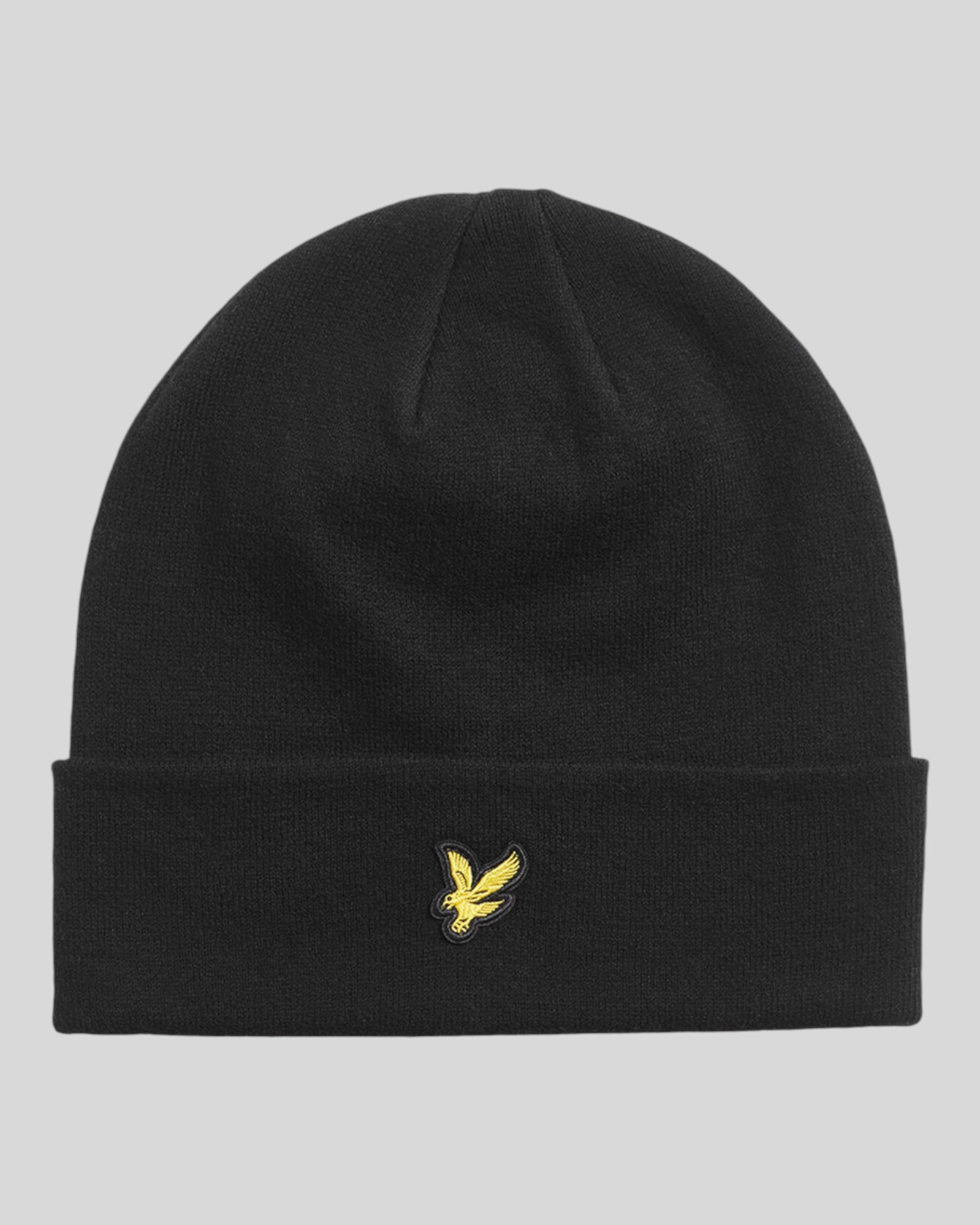 Cappello Con Risvolto Merino Wool Blend Beanie Nero HE2313A Z865 Lyle & Scott