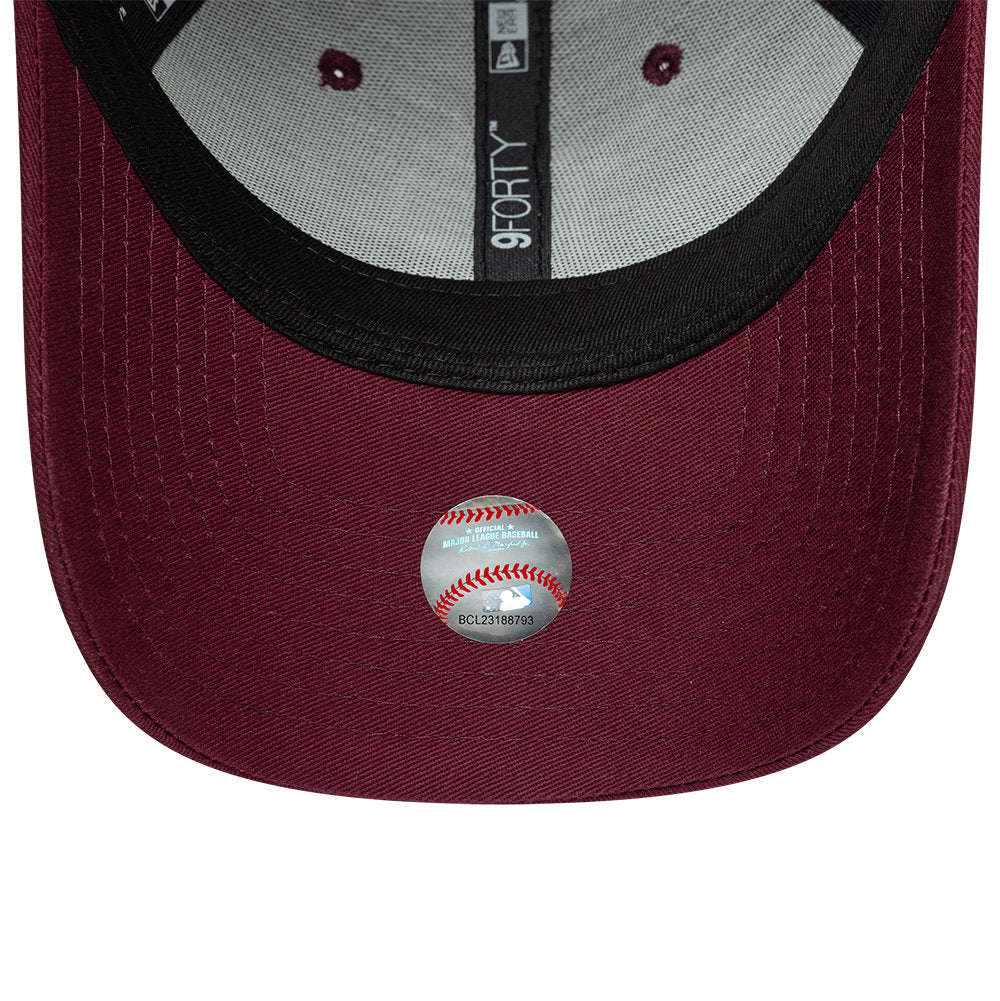 New Era 9FORTY LA Dodgers Bordeaux dettaglio