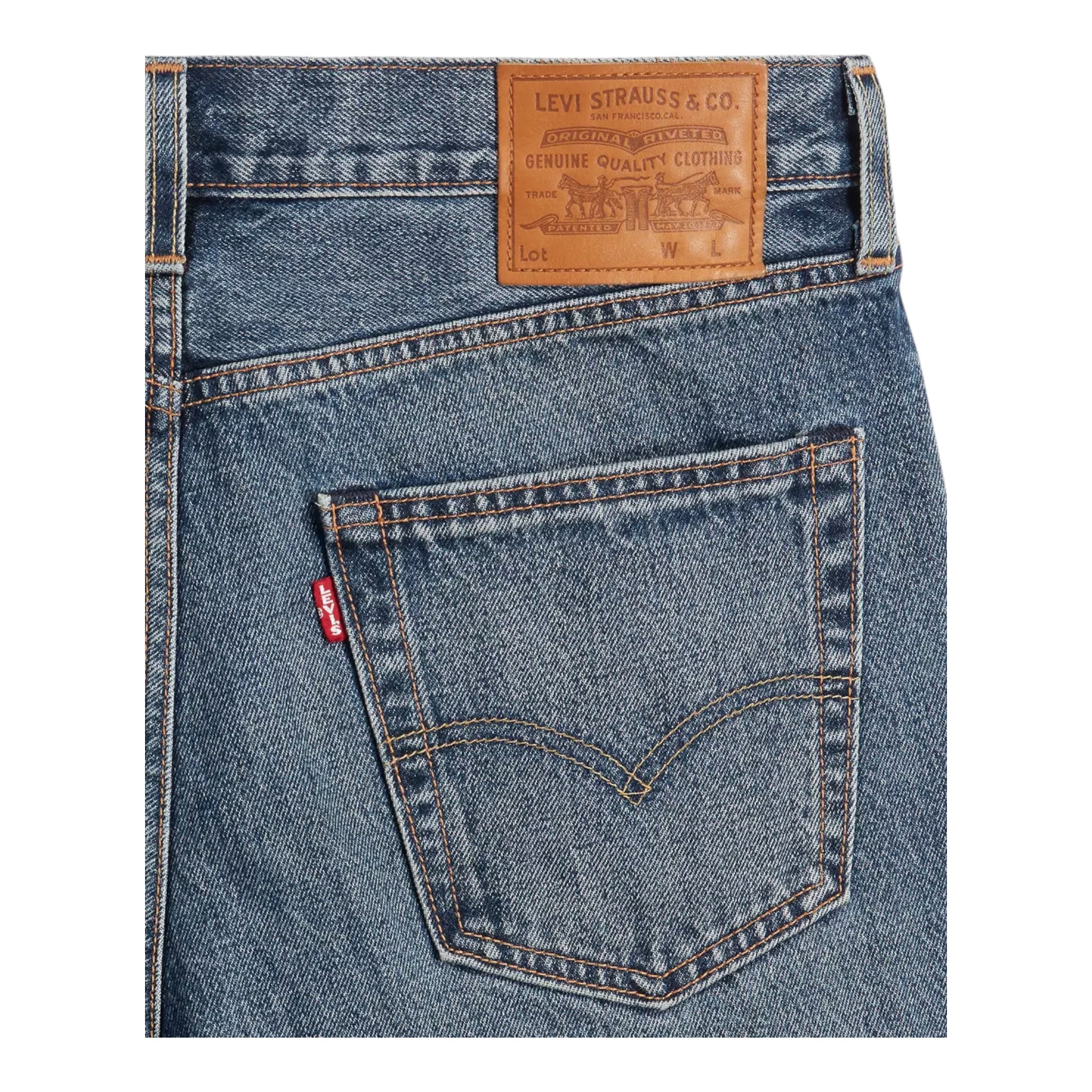 Jeans 568 Loose Straight Blu Aisle Seat 290370059 Levi's