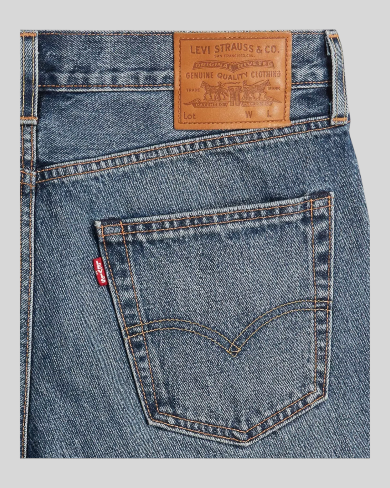 Jeans 568 Loose Straight Blu Aisle Seat 290370059 Levi's