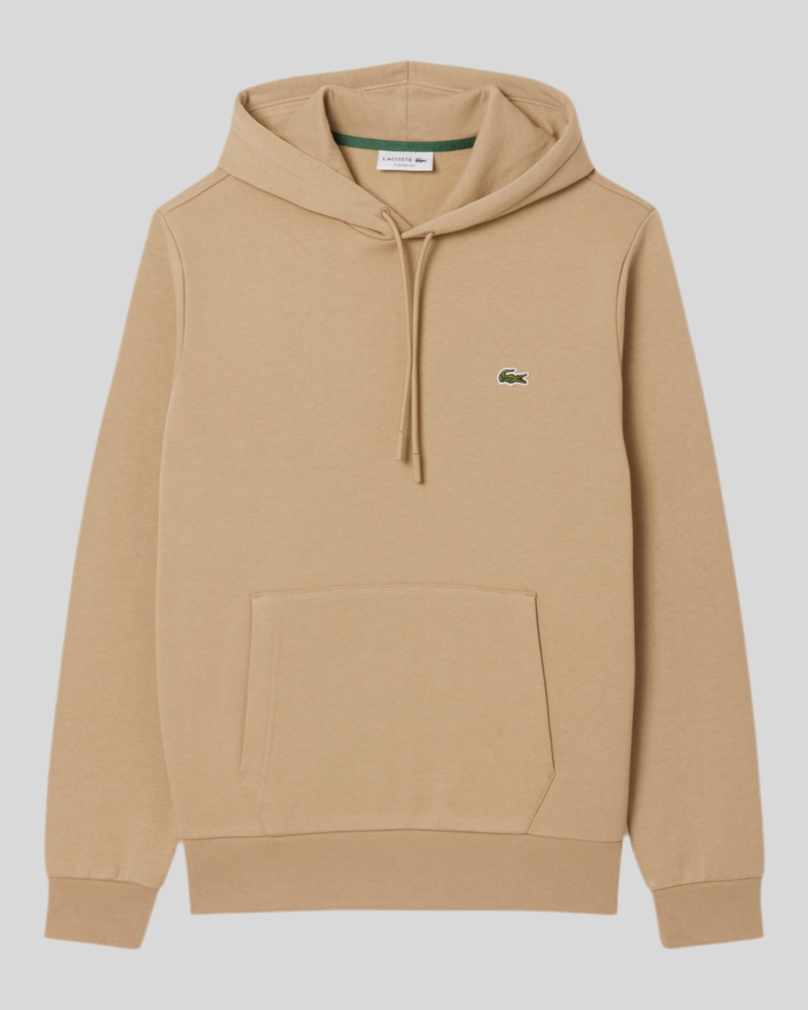 Felpa Con Cappuccio Classic Fit Beige SH9623-00-02S Lacoste
