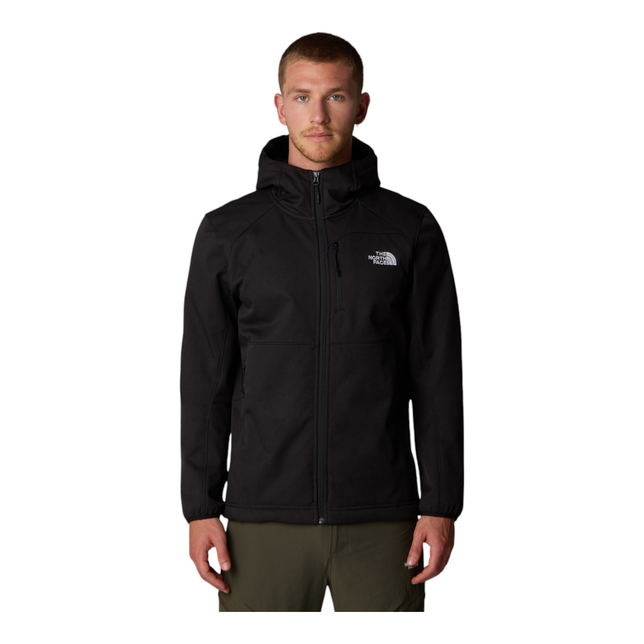 Giubbotto Con Cappuccio M Quest Hoodie Softshell Nero NF0A3YFP4H0 The North Face