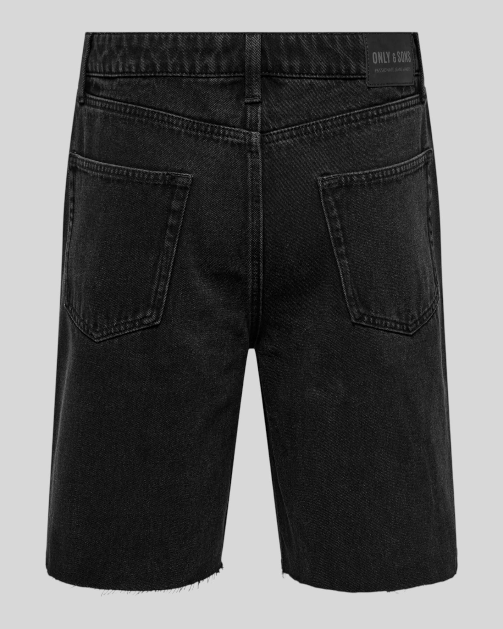 Short Baggy Onsfive Denim Nero 22029893 Only & Sons