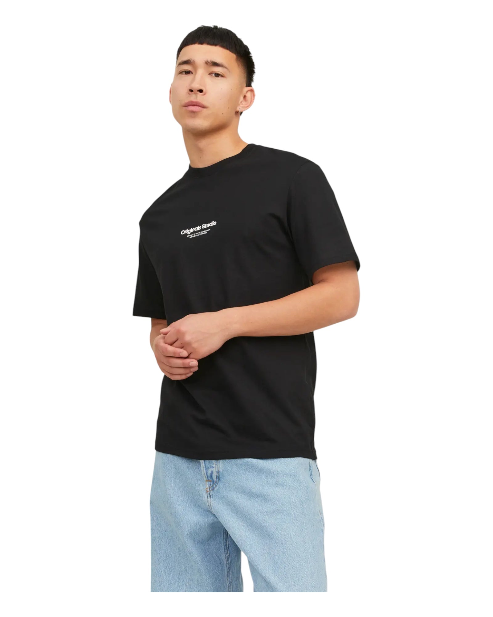 T-Shirt Jorvesterbro Tee ss Nero 12240121 Jack & Jones