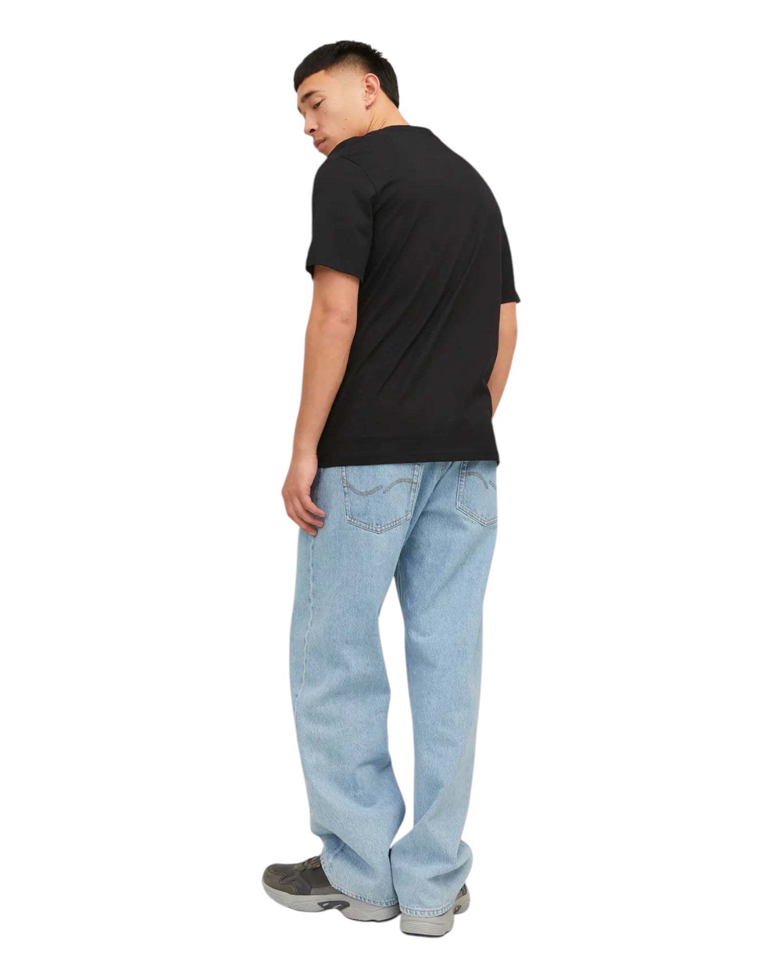 T-Shirt Jorvesterbro Tee ss Nero 12240121 Jack & Jones