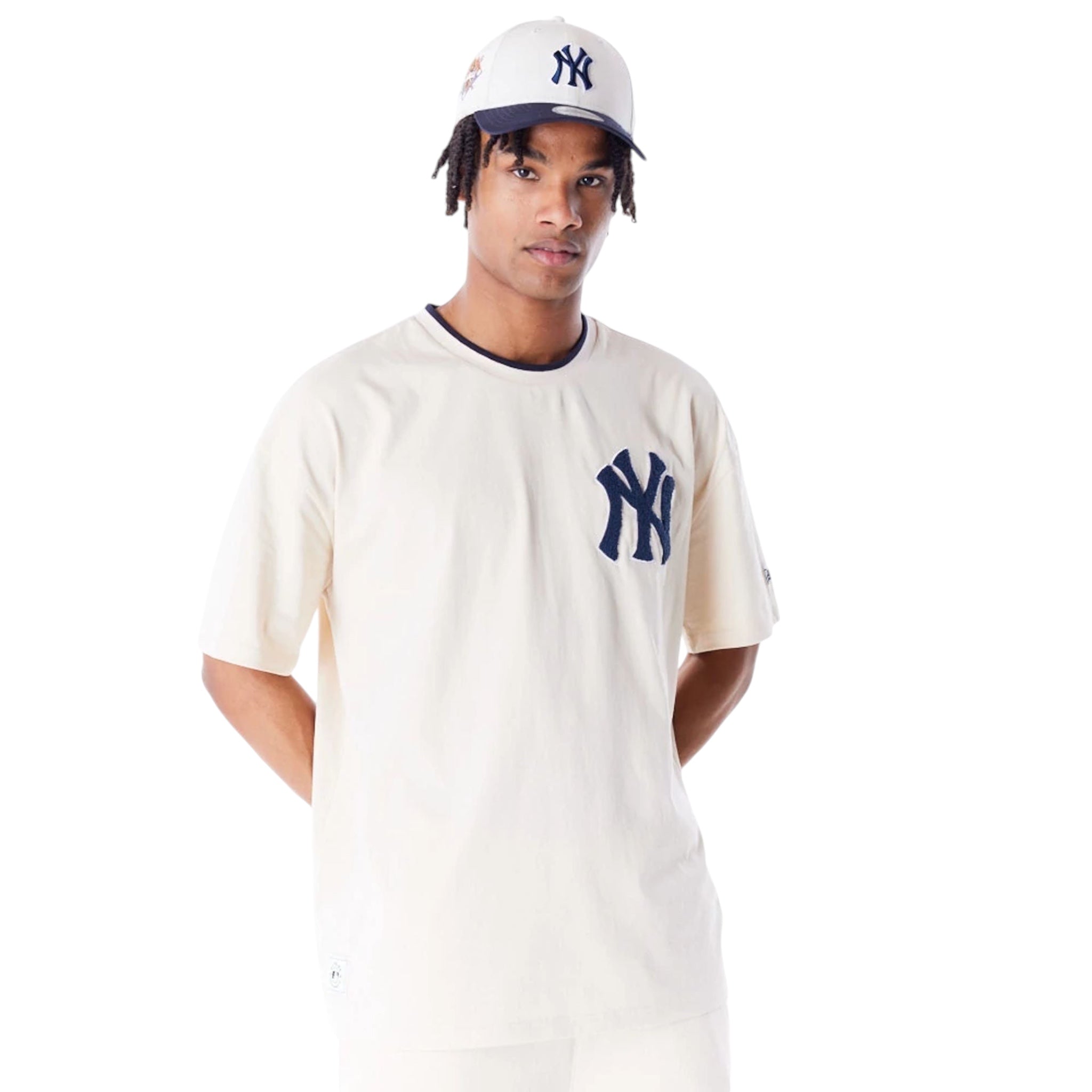 T-Shirt New York Yankees World Series Crema/Navy 60564866 New Era