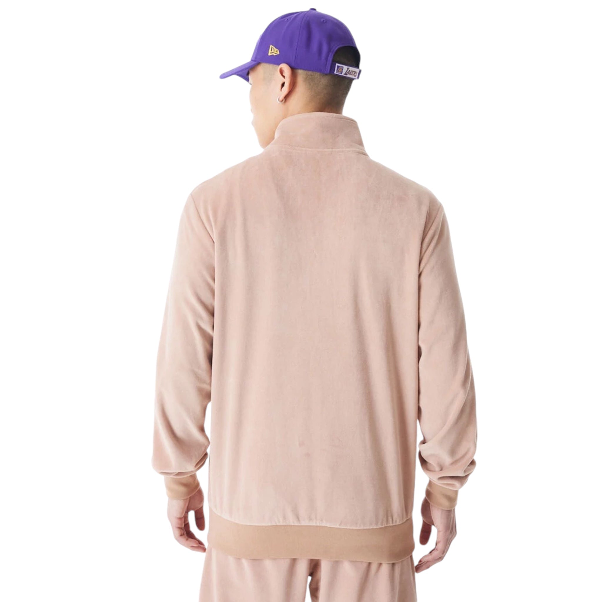 Giacca Track LA Lakers NBA Lifestyle Velour Beige 60574483 New Era