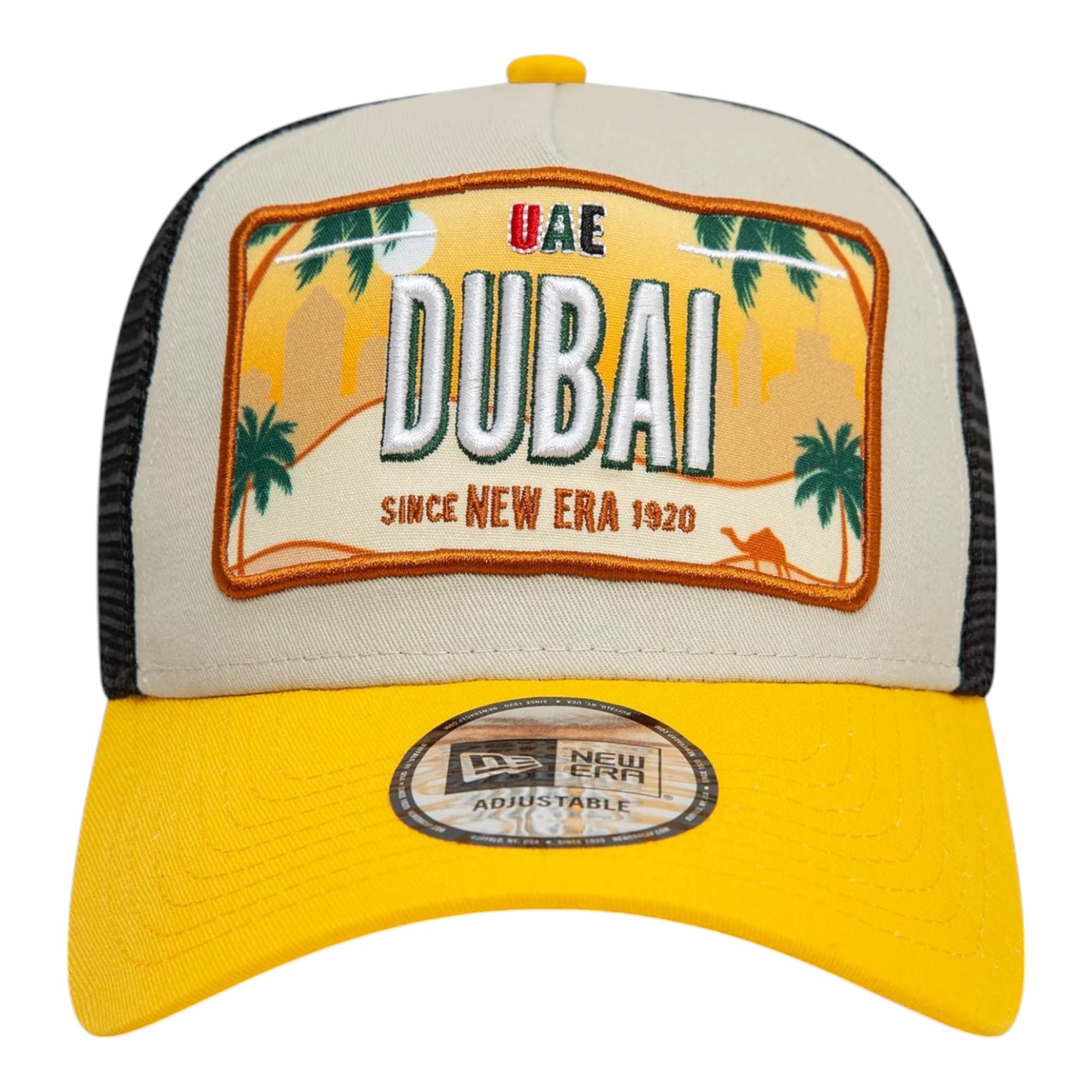 Cappello Con Visiera 9Forty License Plate Trucker Crema 60595313 New Era