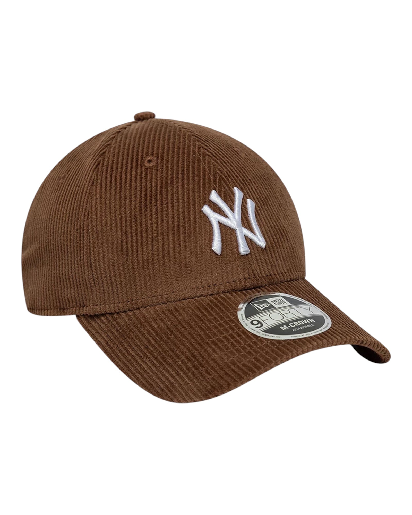 Cappello Con Visiera MLB Cord  New York Yankees Marrone 9Forty 60691054 New Era