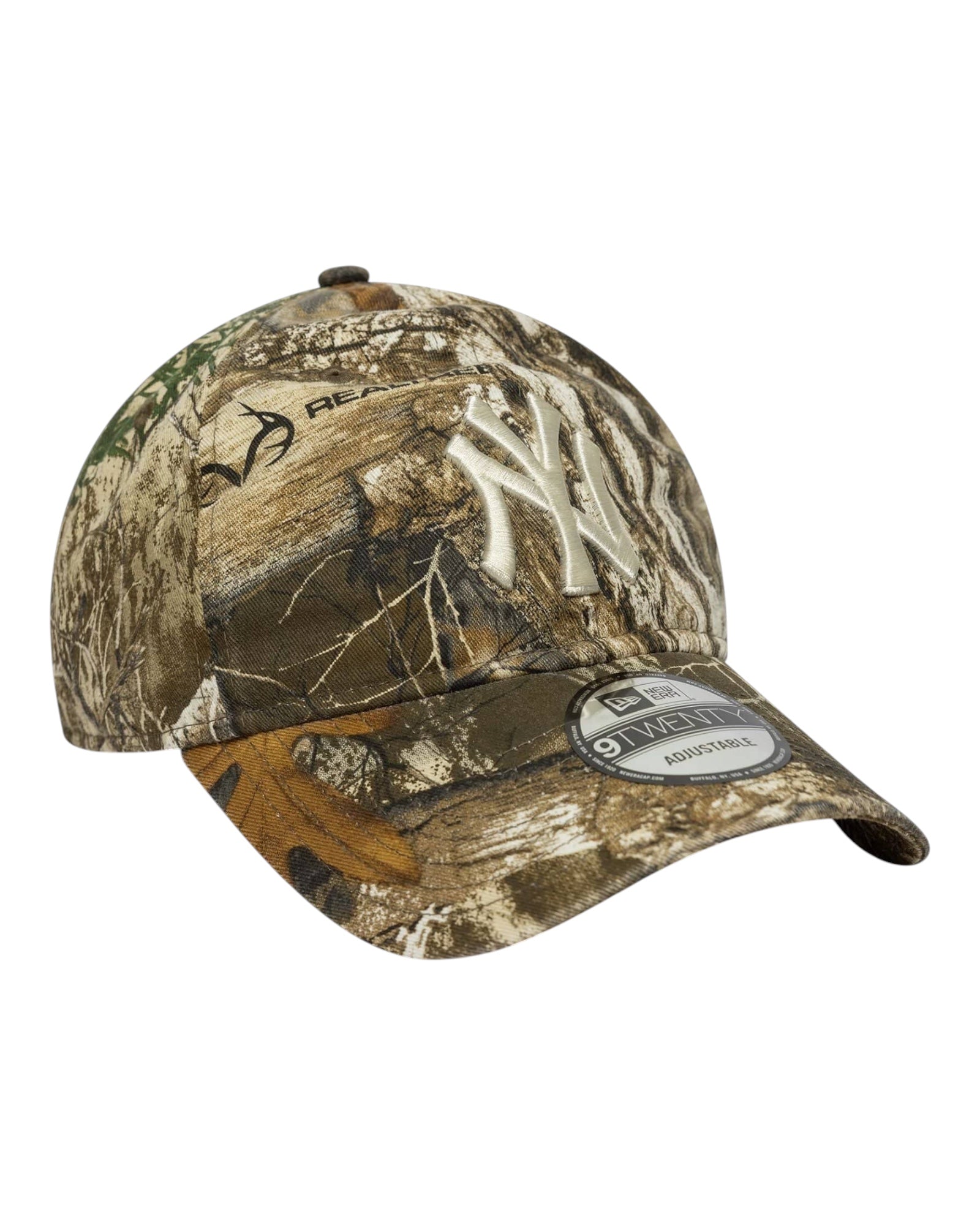 Cappello Con Visiera 9 Twenty MLB Washed Real Tree All Over Print Camo 60691175 New Era