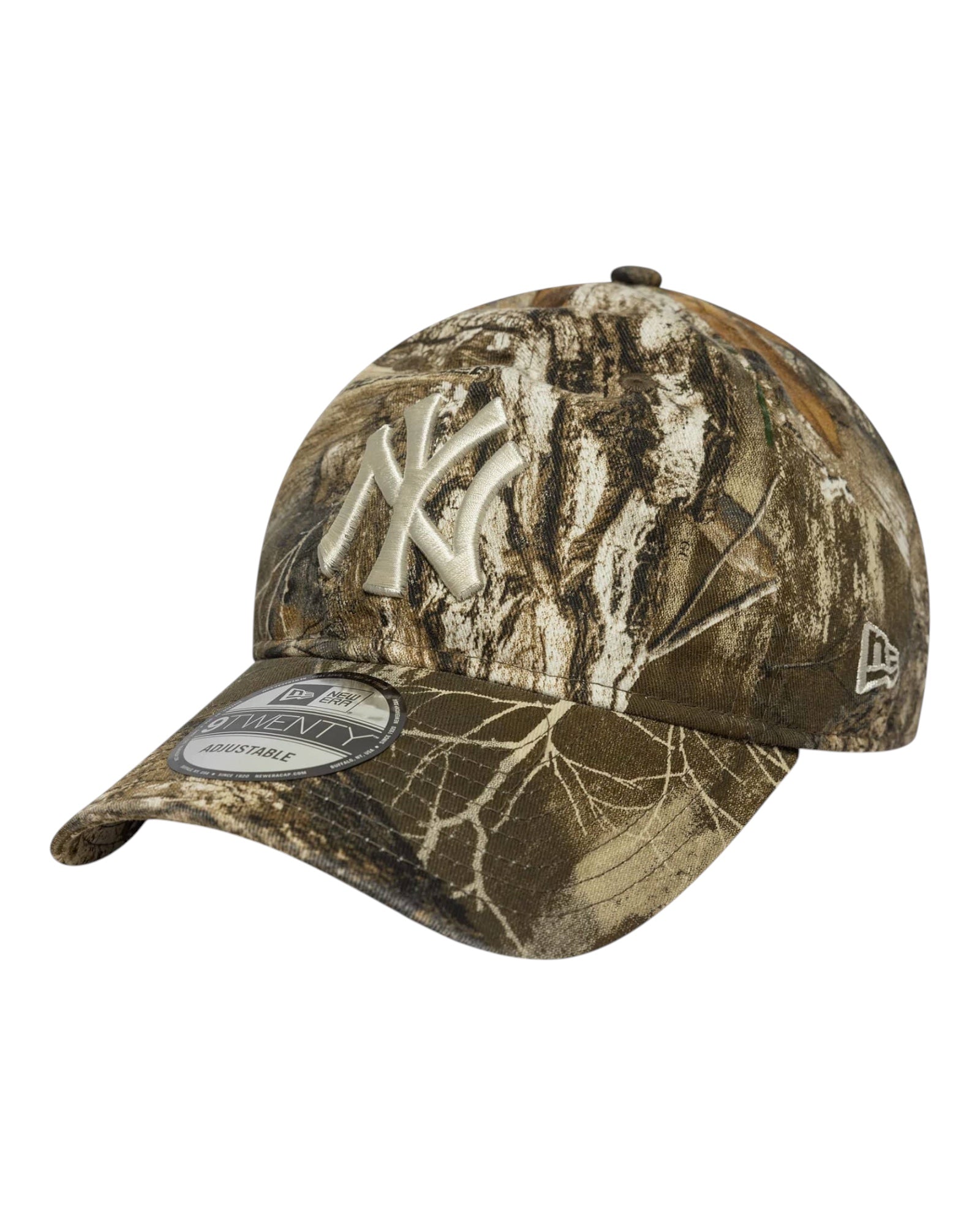 Cappello Con Visiera 9 Twenty MLB Washed Real Tree All Over Print Camo 60691175 New Era