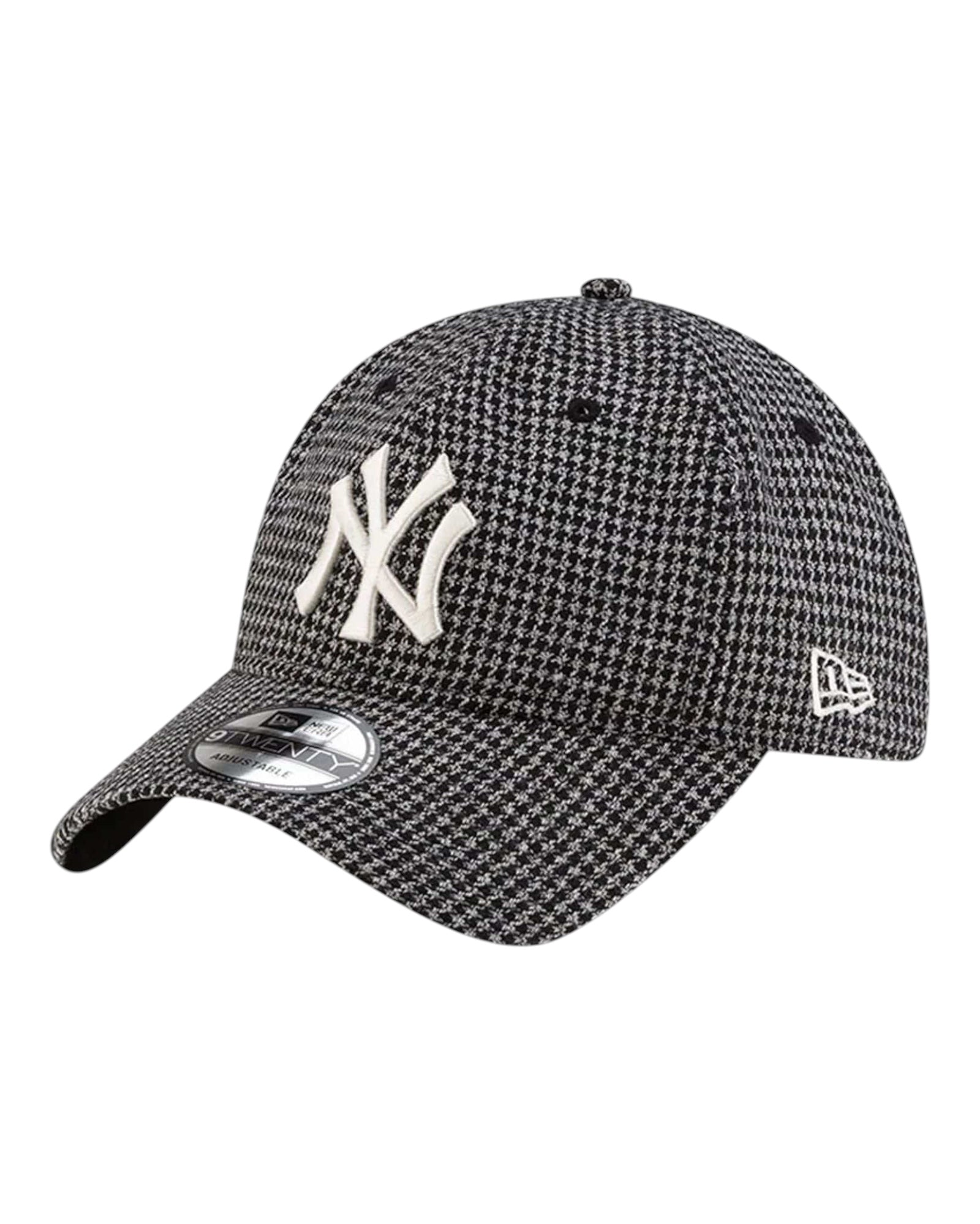 Cappello Con Visiera MLB Houndstooth Nero 9Forty 60691222 New Era