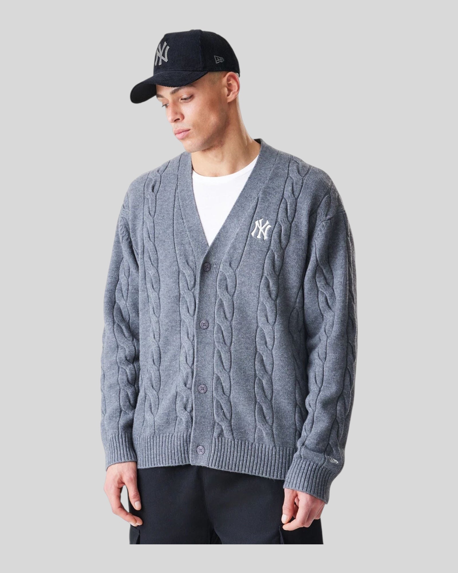 Cardigan MLB New York Yankees Grigio 60758743 New Era