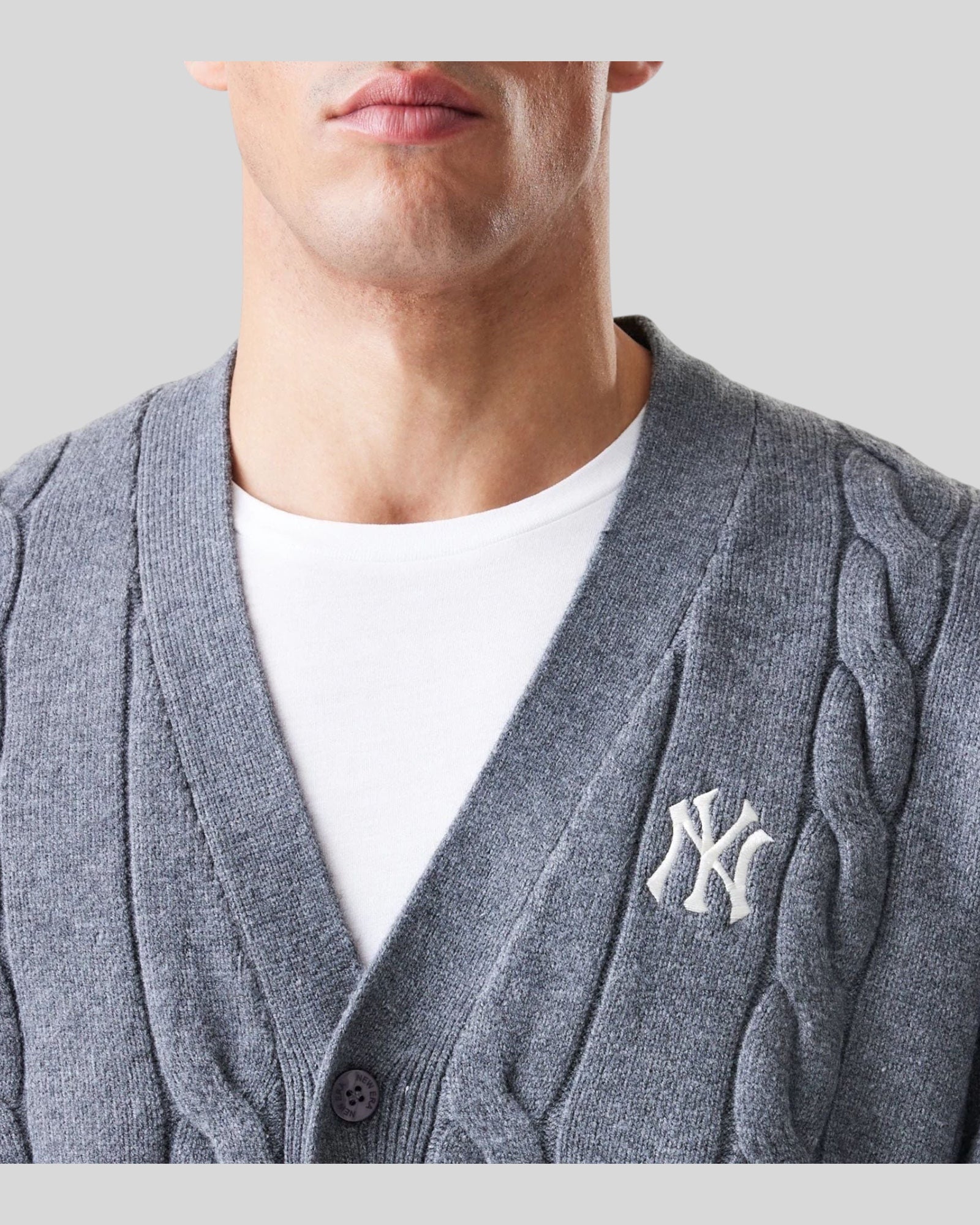 Cardigan MLB New York Yankees Grigio 60758743 New Era