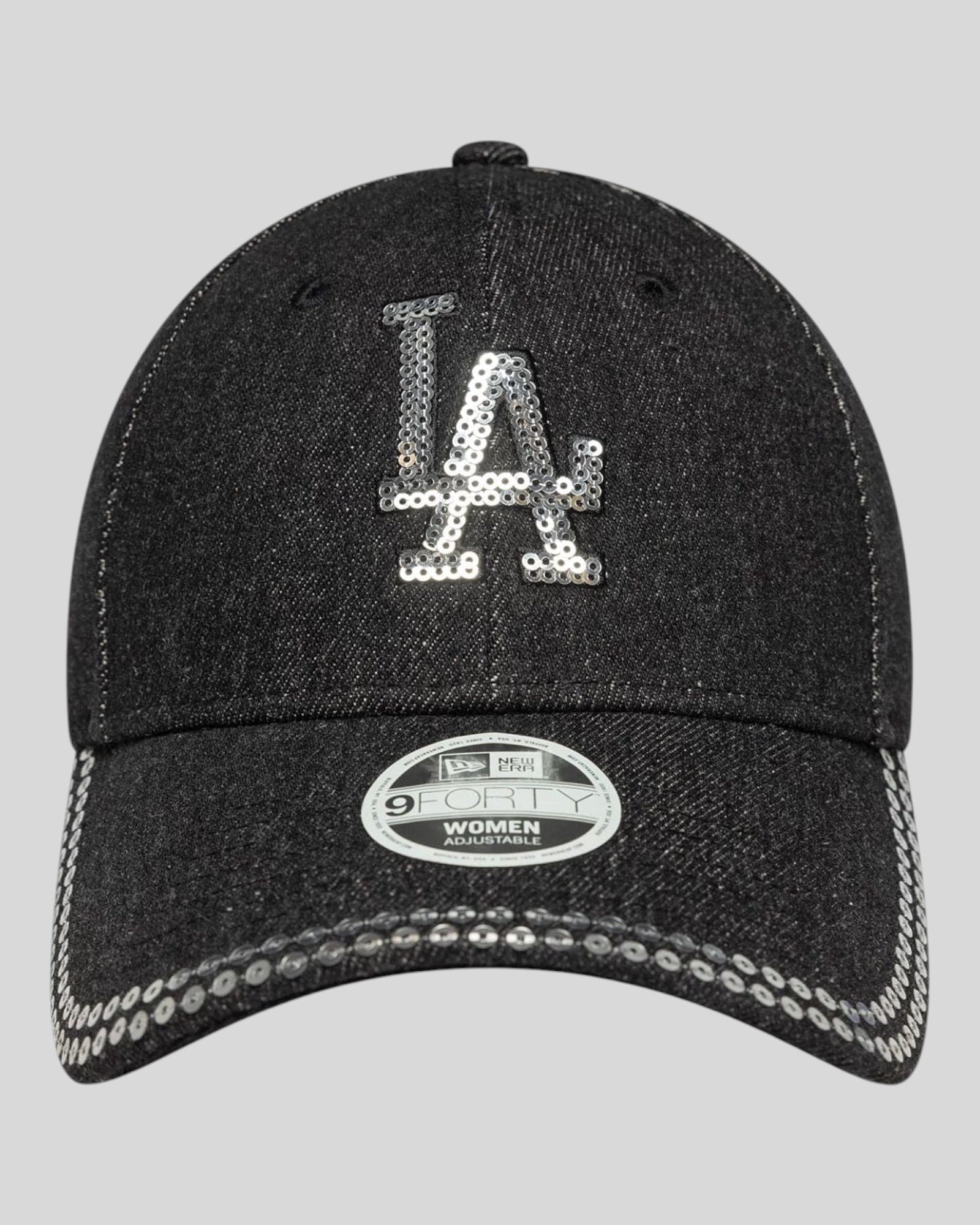 Cappello Con Visiera Pailettes LA Dodgers 9Forty Nero 60758949 New Era