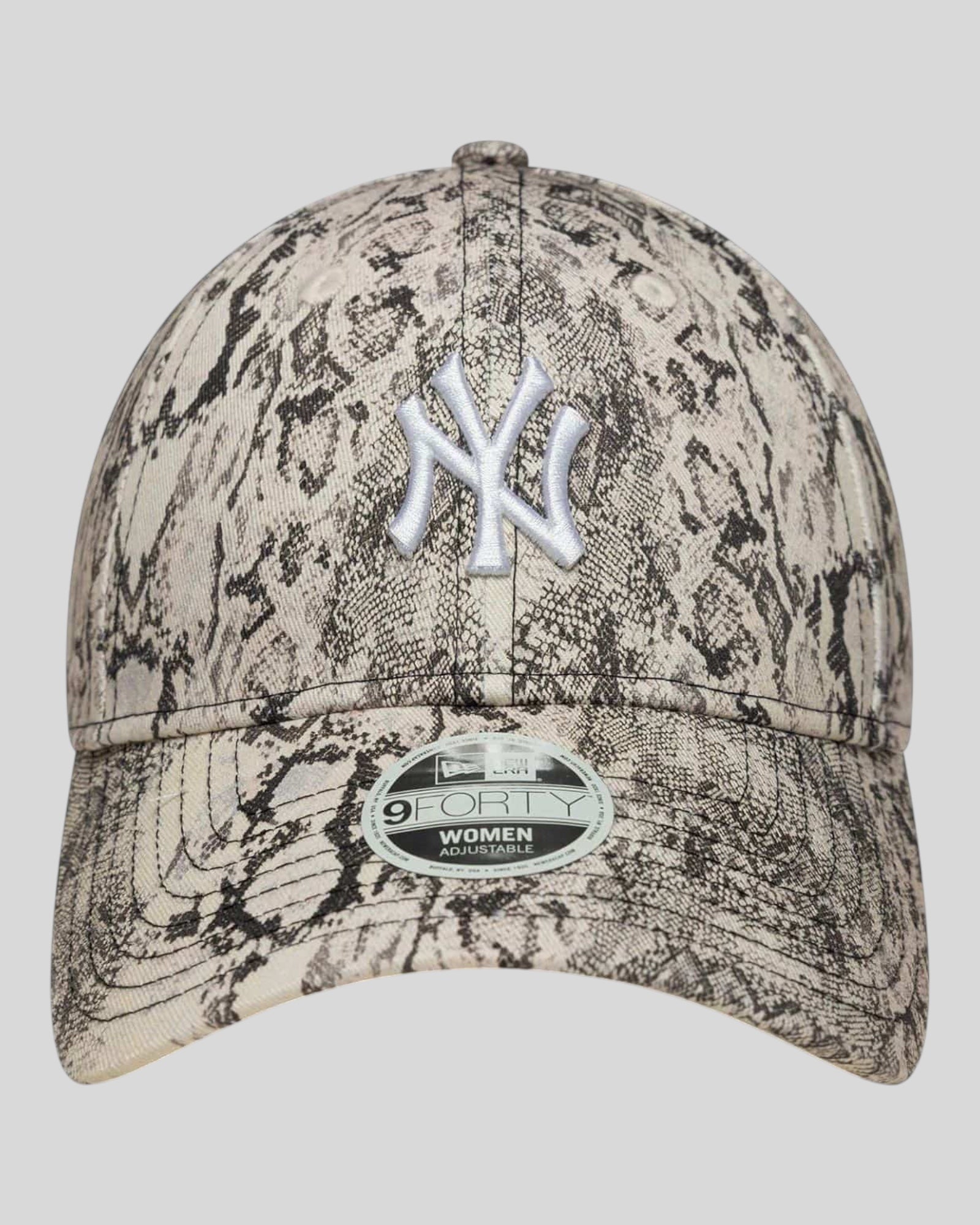 Cappello Con Visiera New York Yankees 9Forty Snake Grigio 60758966 New Era
