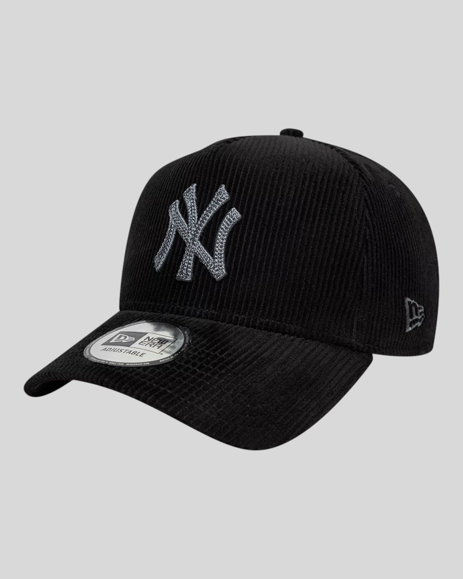 Cappello Con Visiera E-Frame Corduroy New York Yankees 9Forty Nero 60759016 New Era