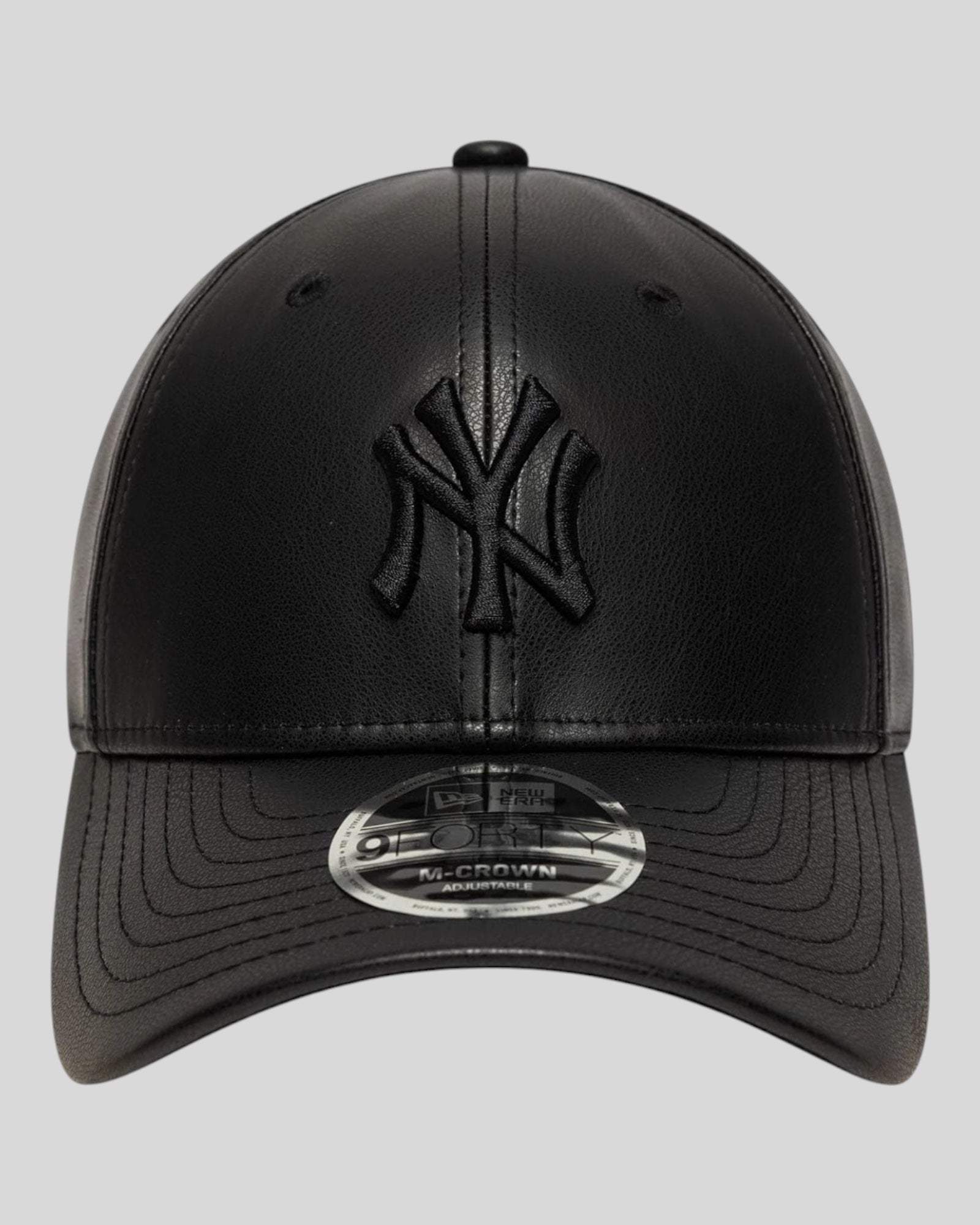 Cappello Con Visiera Unisex Eco Pelle New York Yankees 9Forty Nero 60759034 New Era