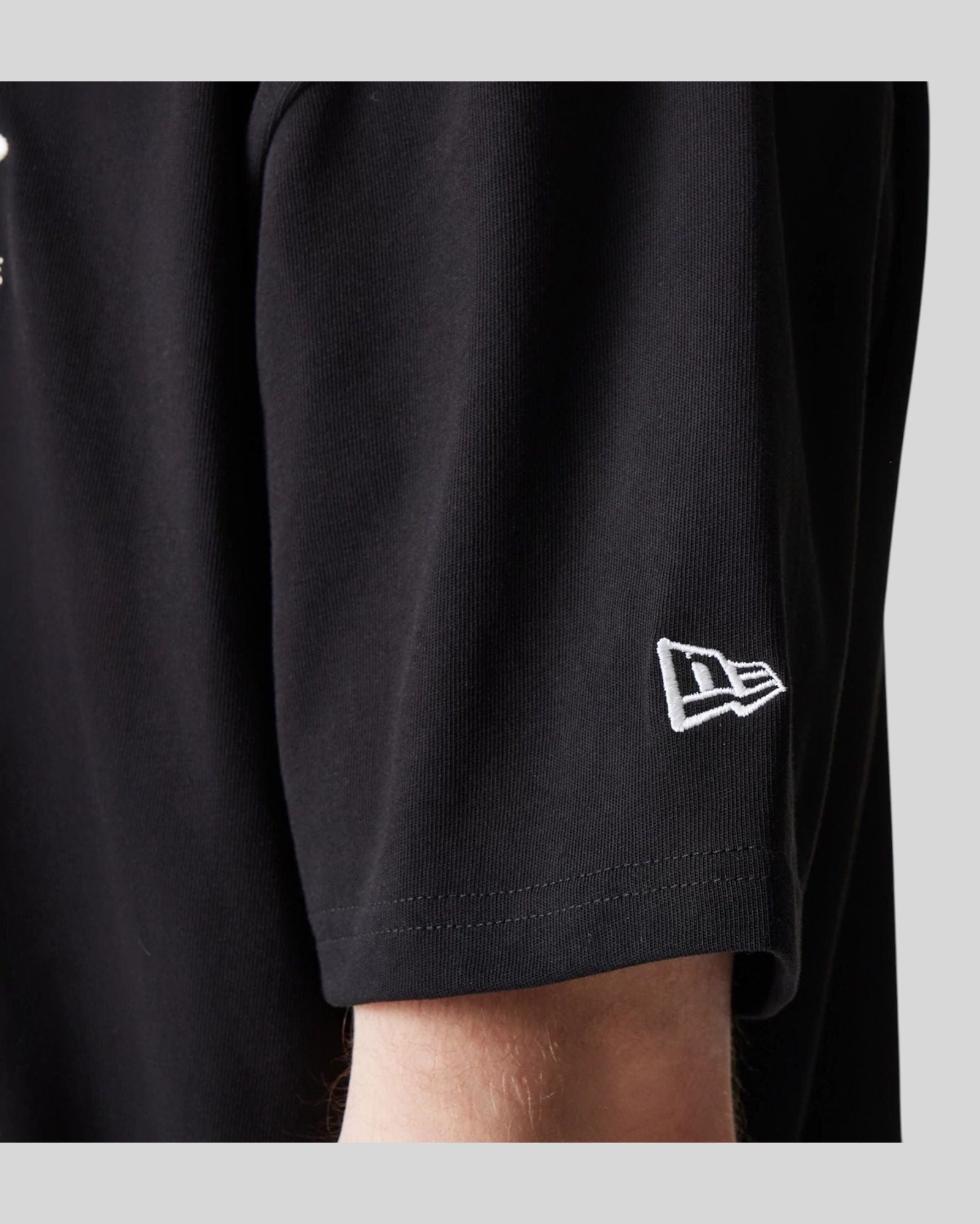 Polo MLB New York Yankees Oversized Nera e Bianca 60771566 New Era